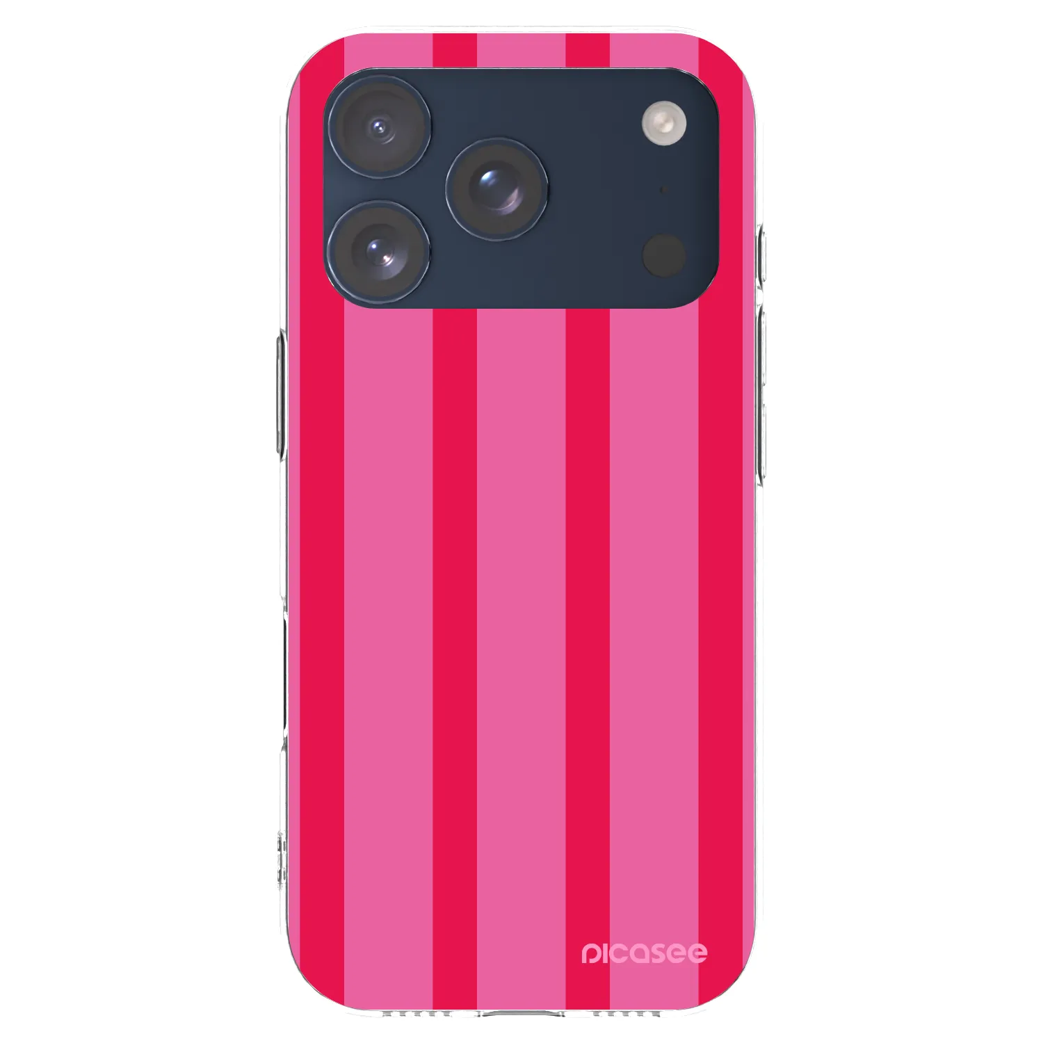 Picasee silikonowe przeźroczyste etui na Apple iPhone 17 Pro - Hot tropic