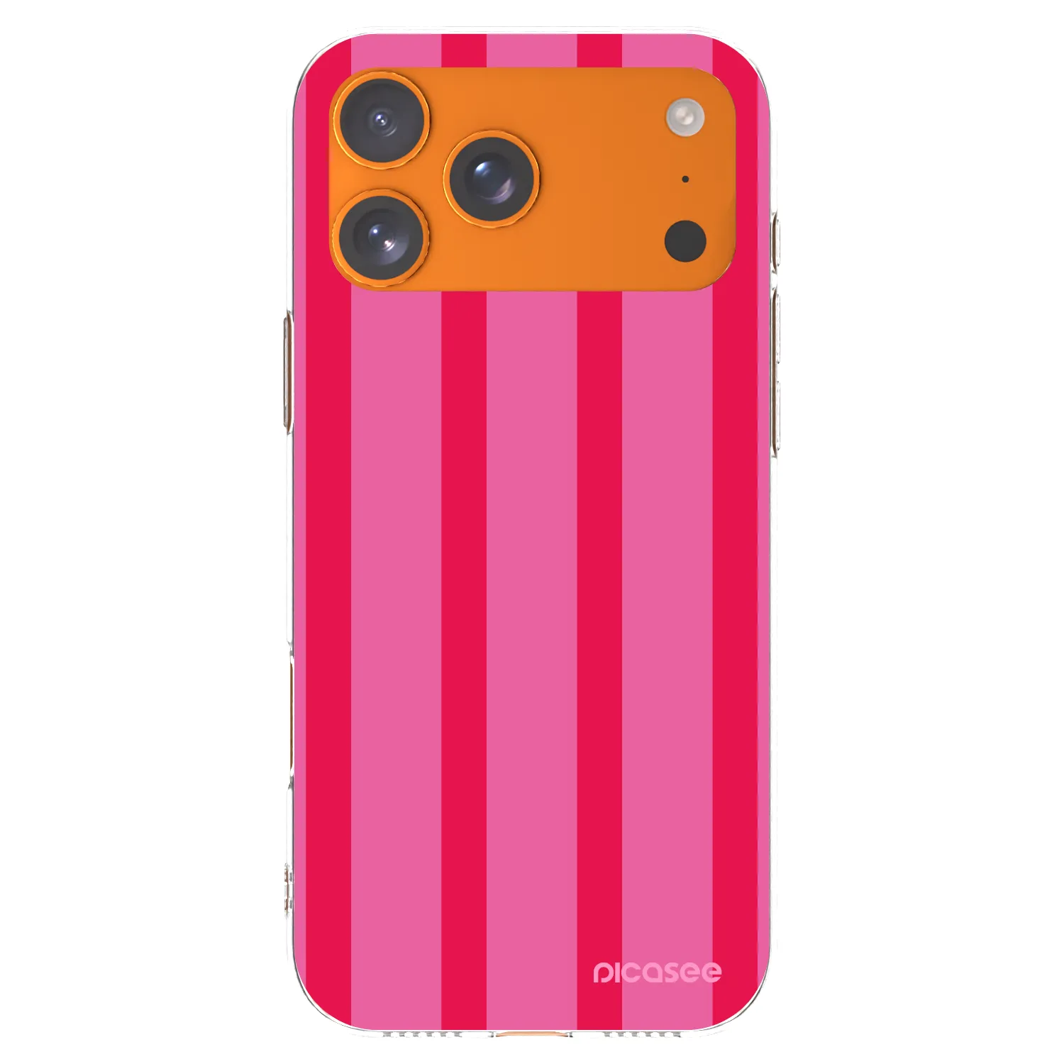 Picasee silikonowe przeźroczyste etui na Apple iPhone 17 Pro Max - Hot tropic
