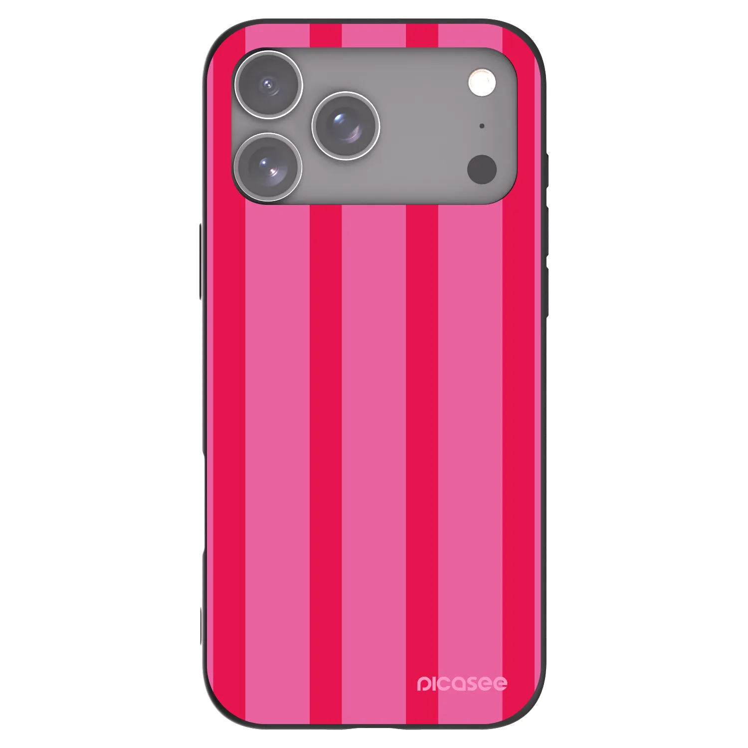 Picasee silikonowe czarne etui na Apple iPhone 17 Pro Max - Hot tropic