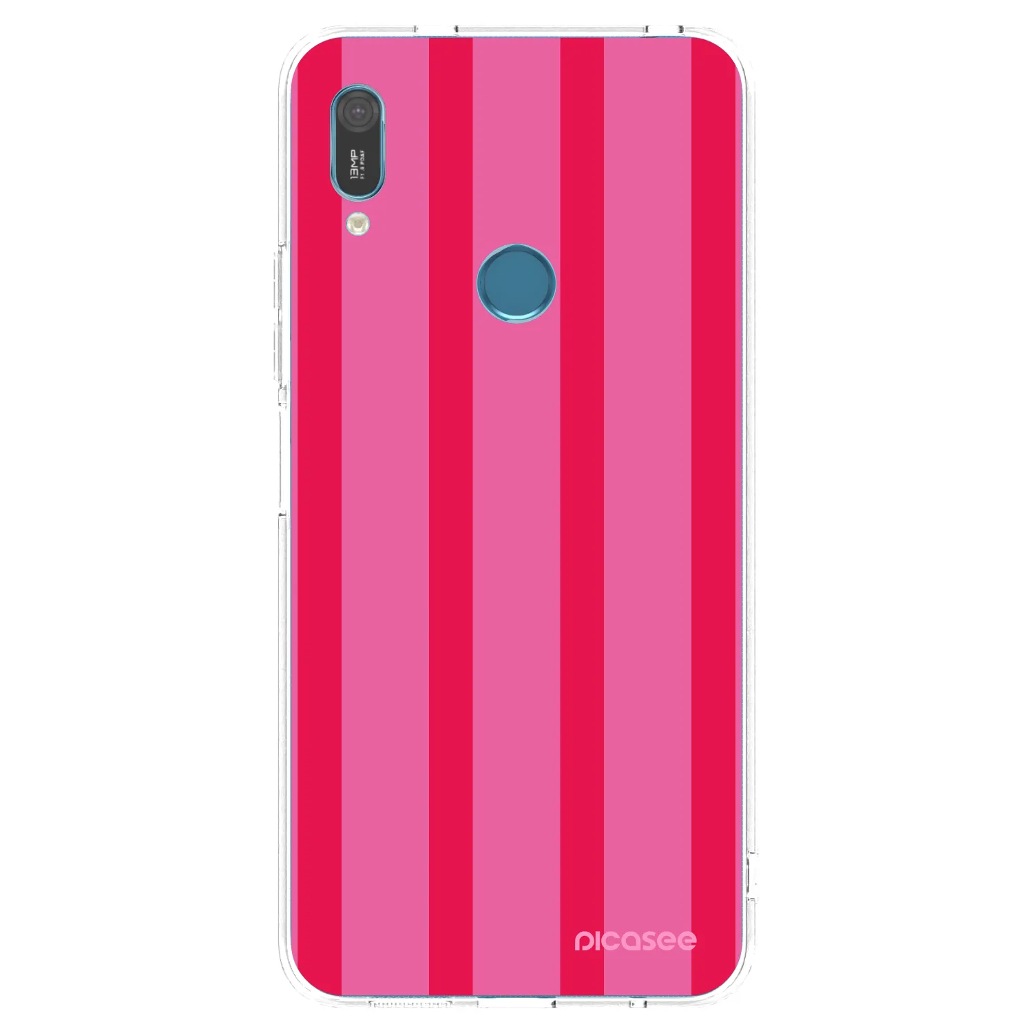 Picasee silikonowe przeźroczyste etui na Huawei Y6 2019 - Hot tropic
