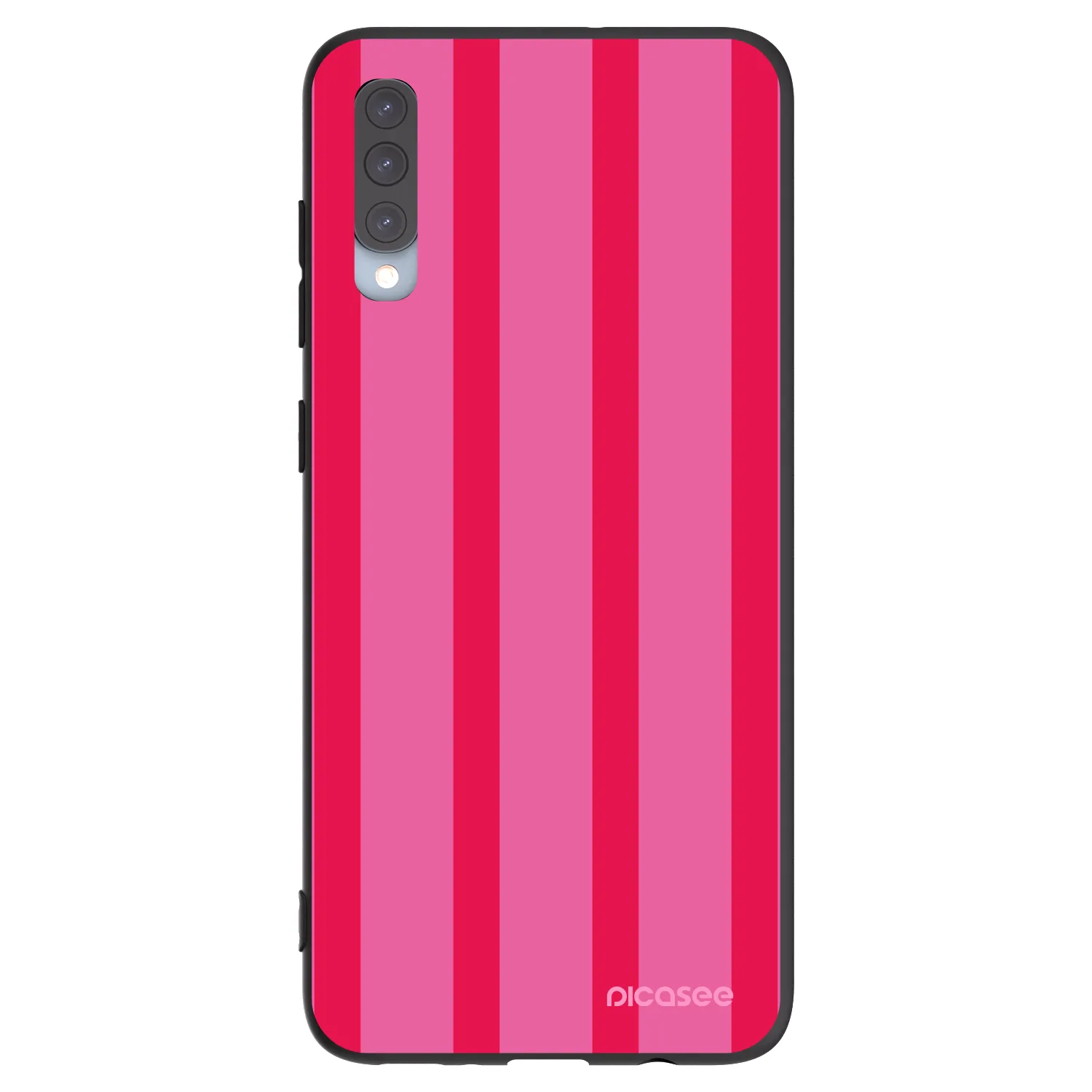 Picasee silikonowe czarne etui na Samsung Galaxy A70 A705F - Hot tropic