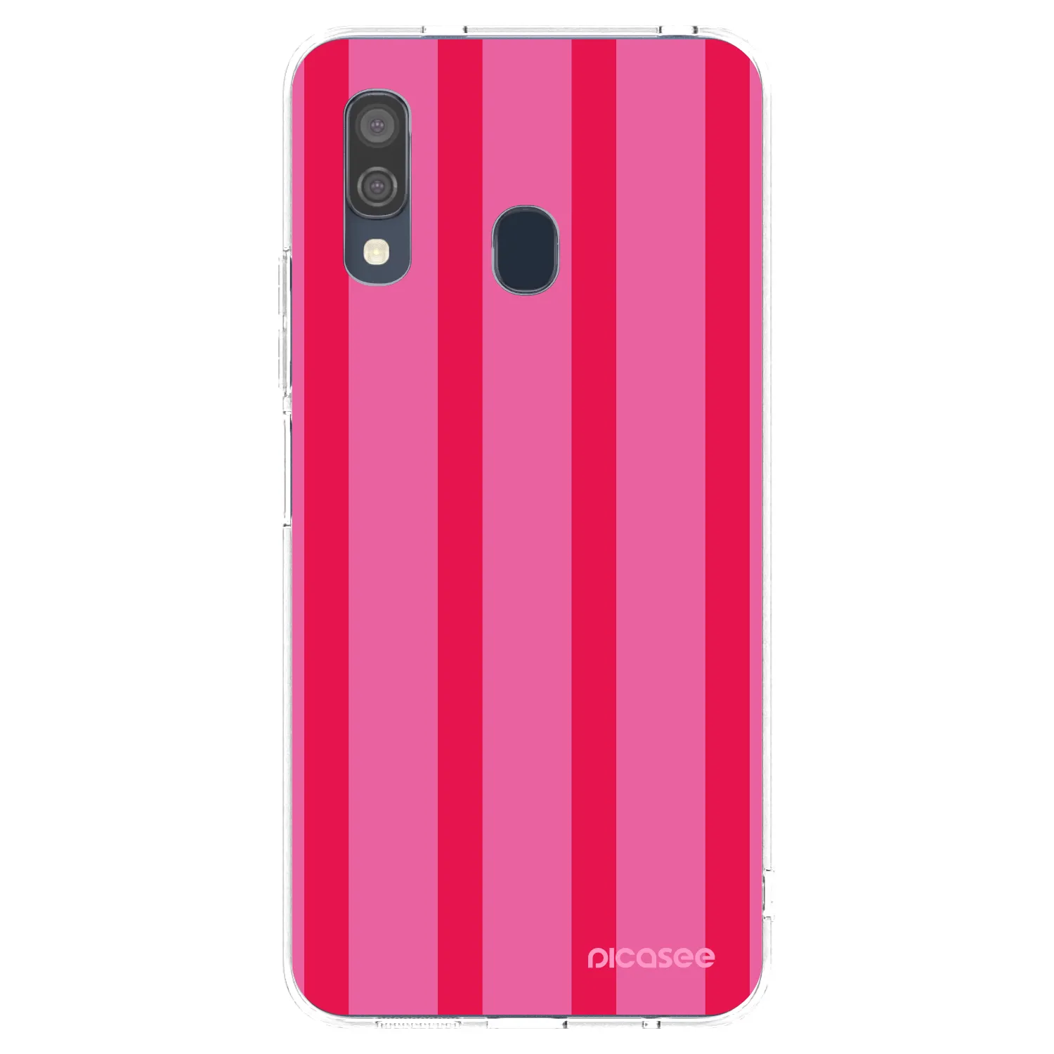 Picasee silikonowe przeźroczyste etui na Samsung Galaxy A40 A405F - Hot tropic