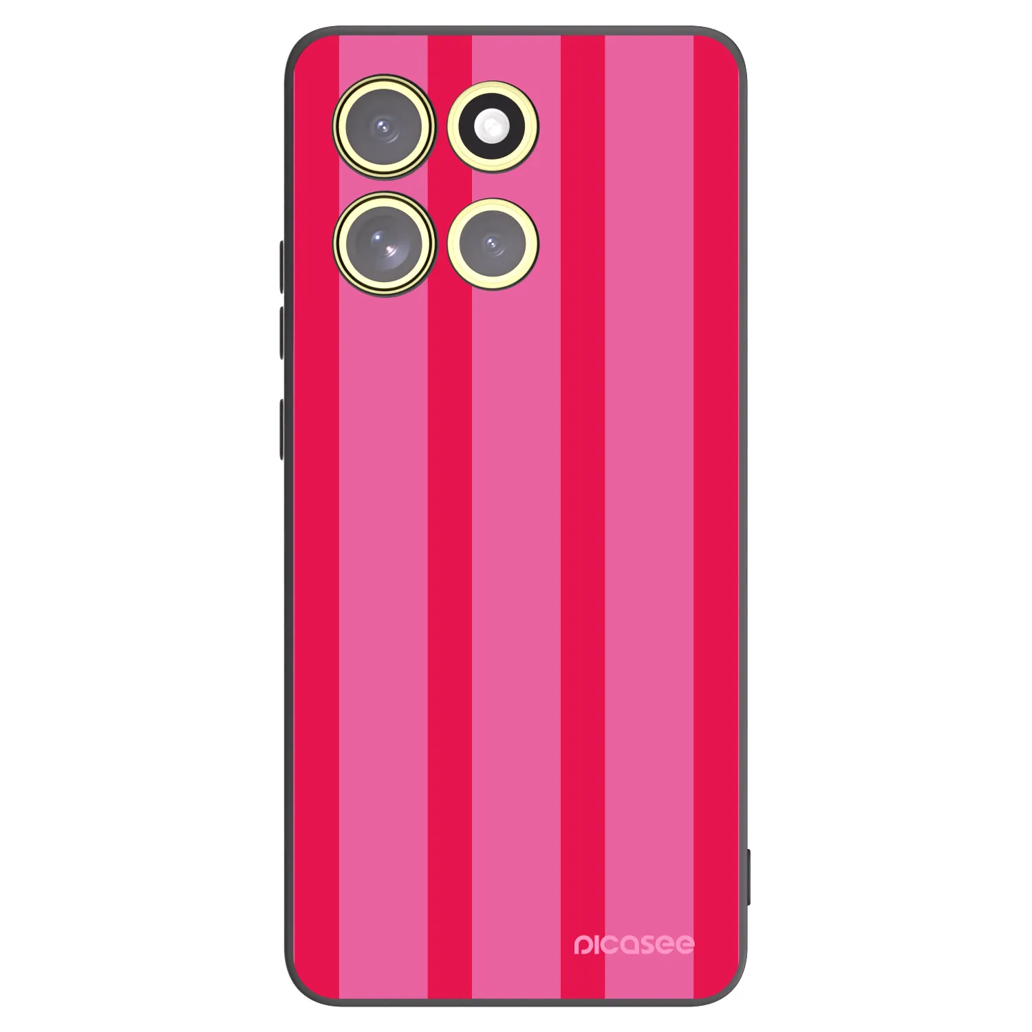 Picasee silikonowe czarne etui na Motorola Moto G86 5G - Hot tropic