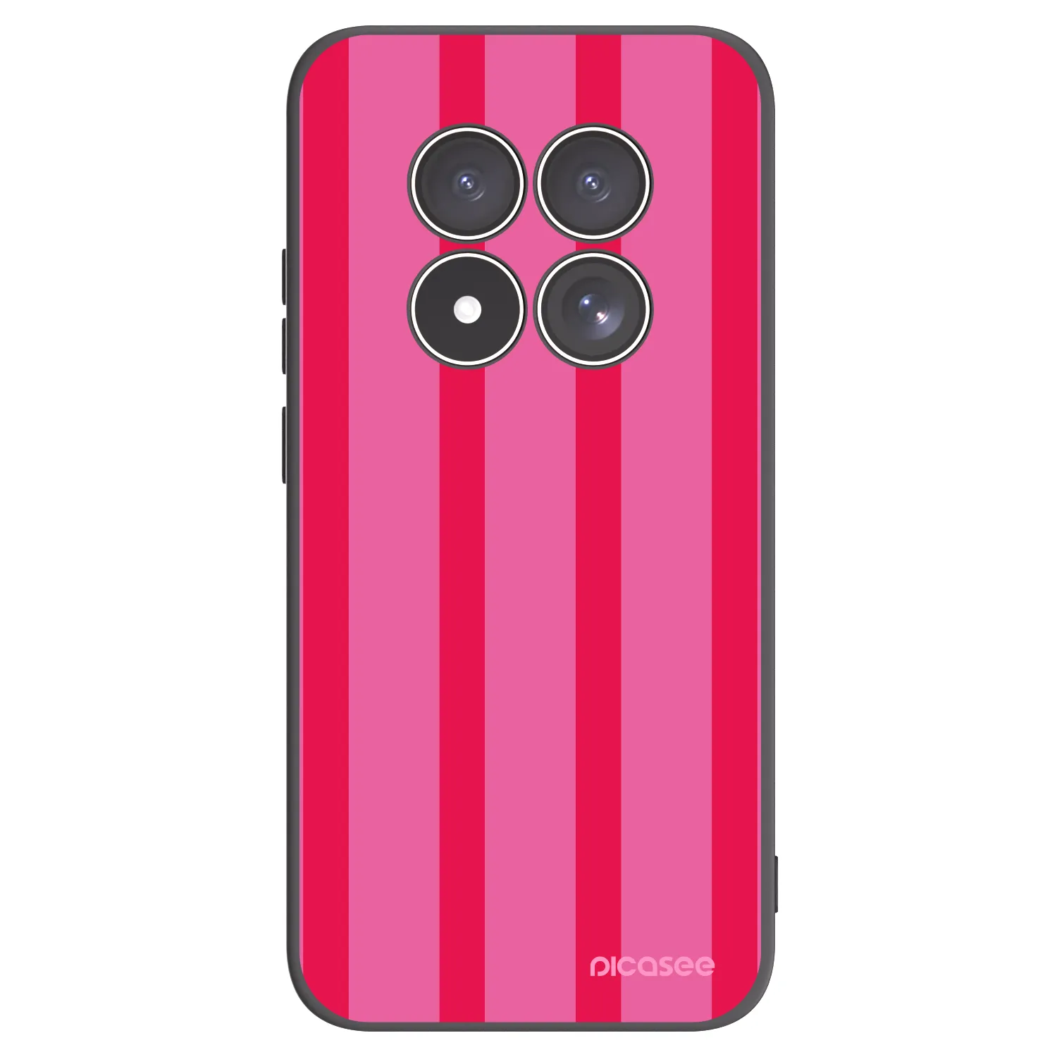 Picasee silikonowe czarne etui na Xiaomi Redmi Note 15 Pro 4G - Hot tropic