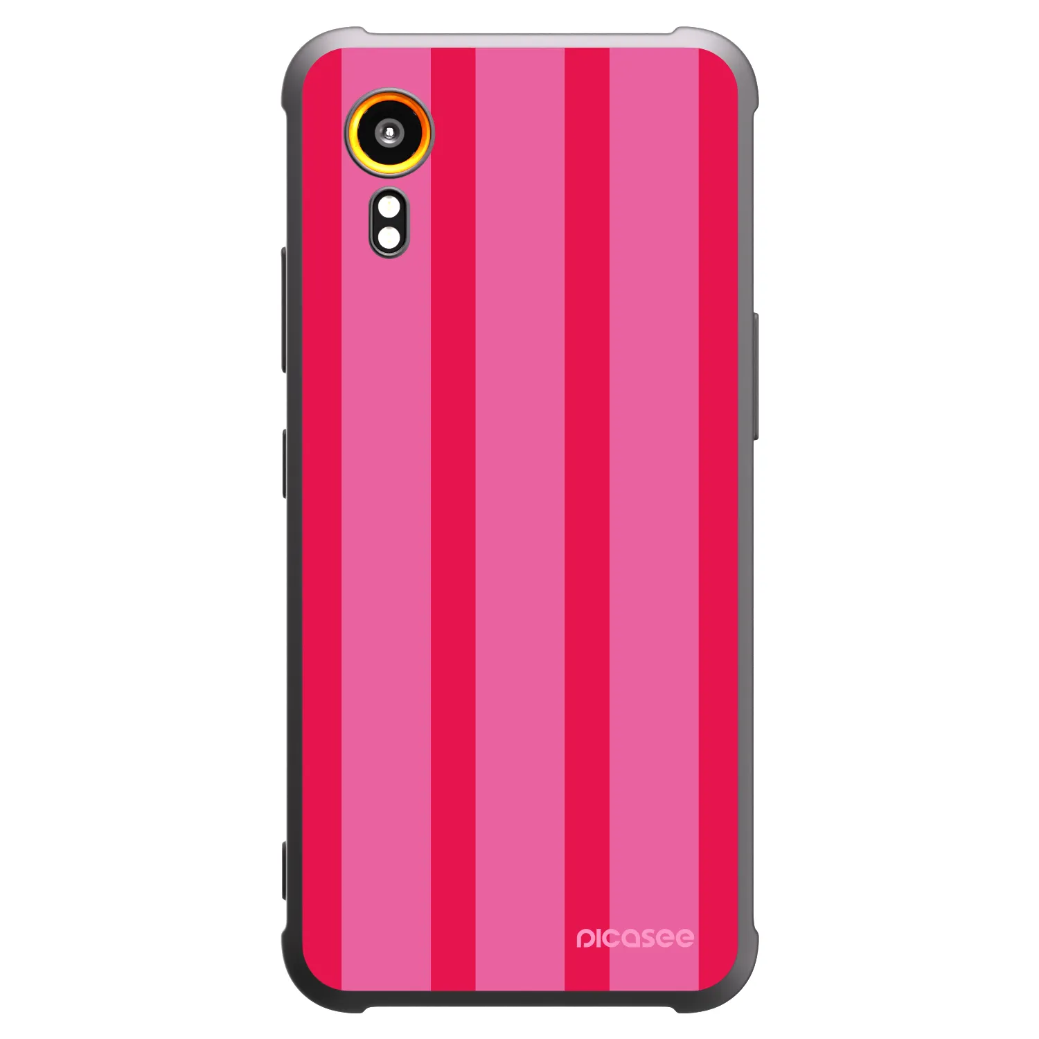 Picasee silikonowe czarne etui na Samsung Galaxy Xcover 7 - Hot tropic
