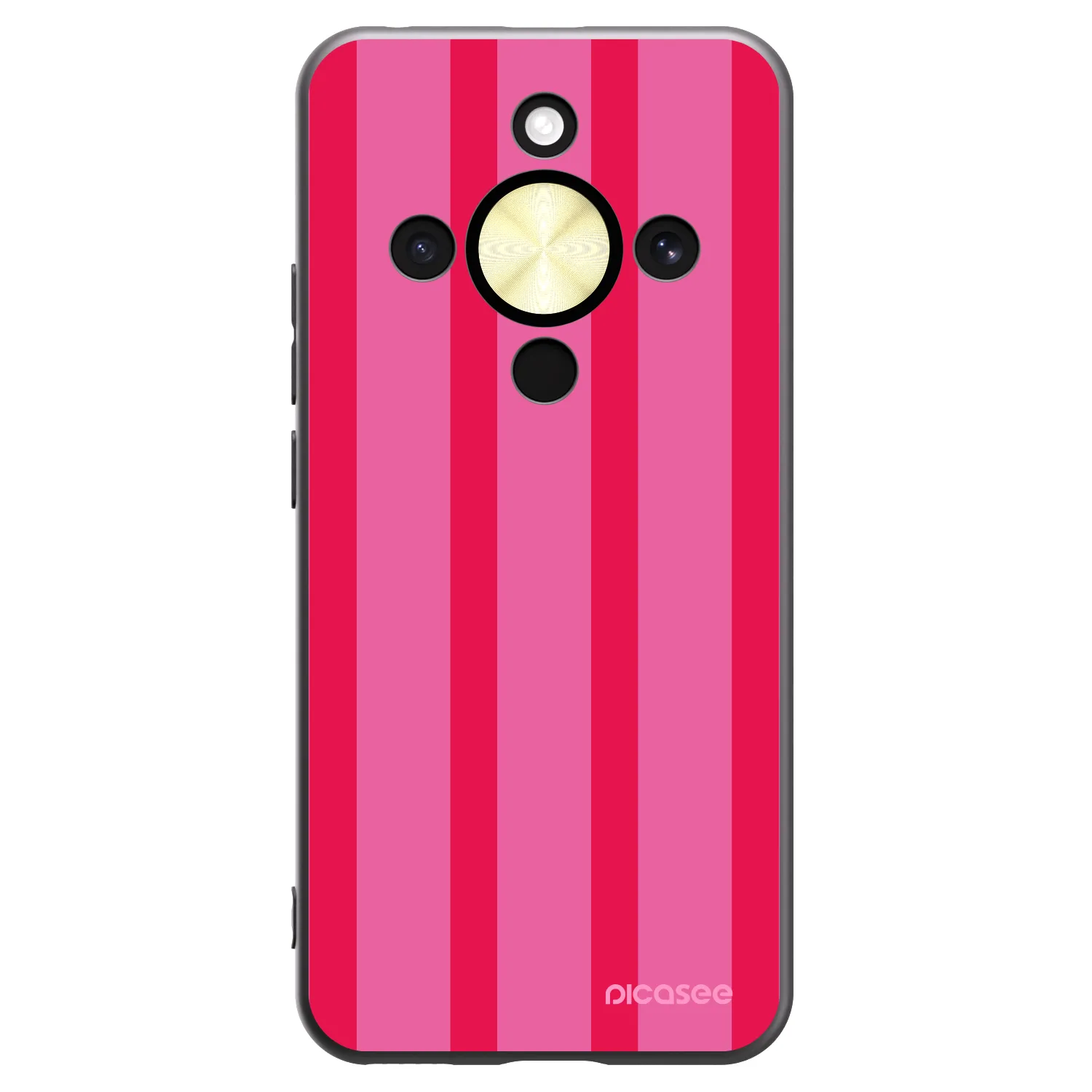 Picasee silikonowe czarne etui na Honor Magic8 Lite 5G - Hot tropic