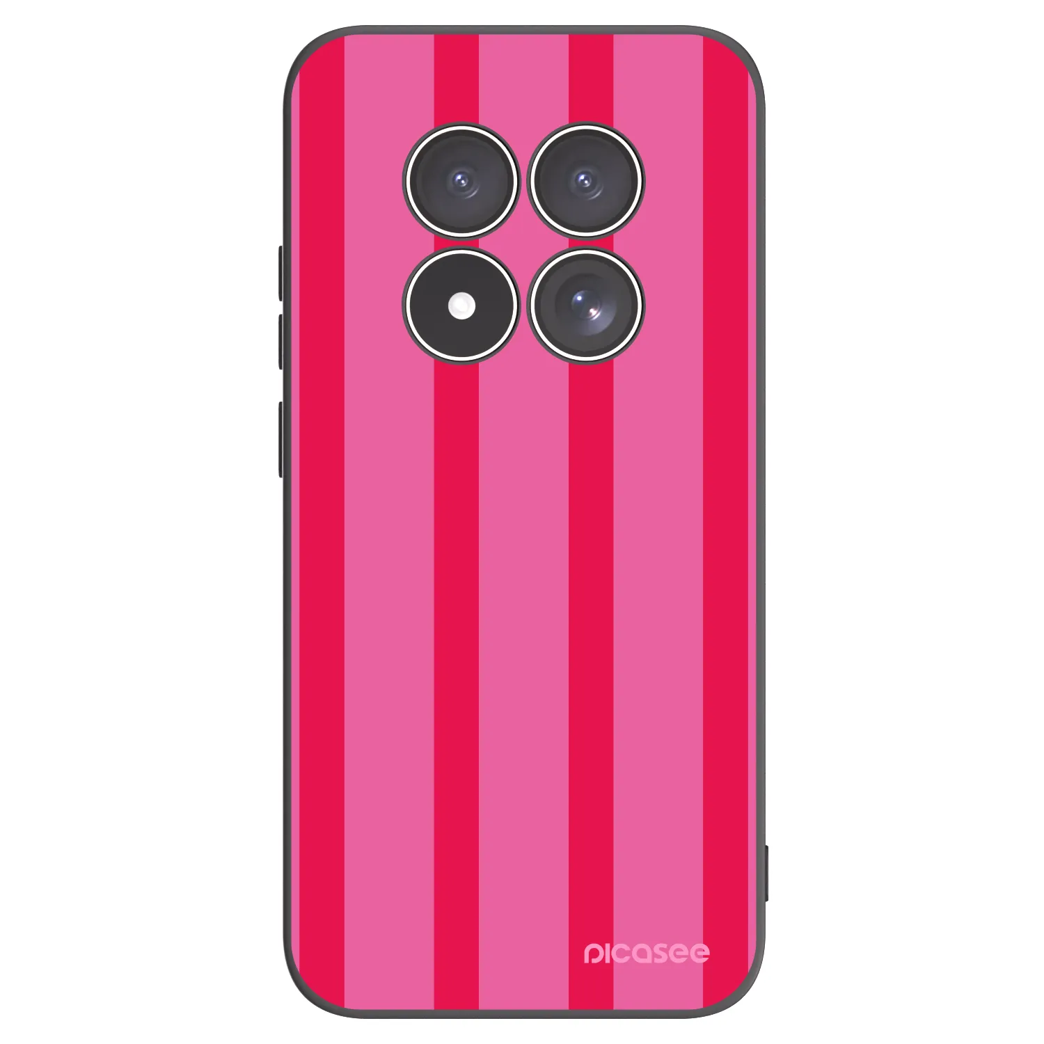 Picasee silikonowe czarne etui na Xiaomi Redmi Note 15 Pro 5G - Hot tropic
