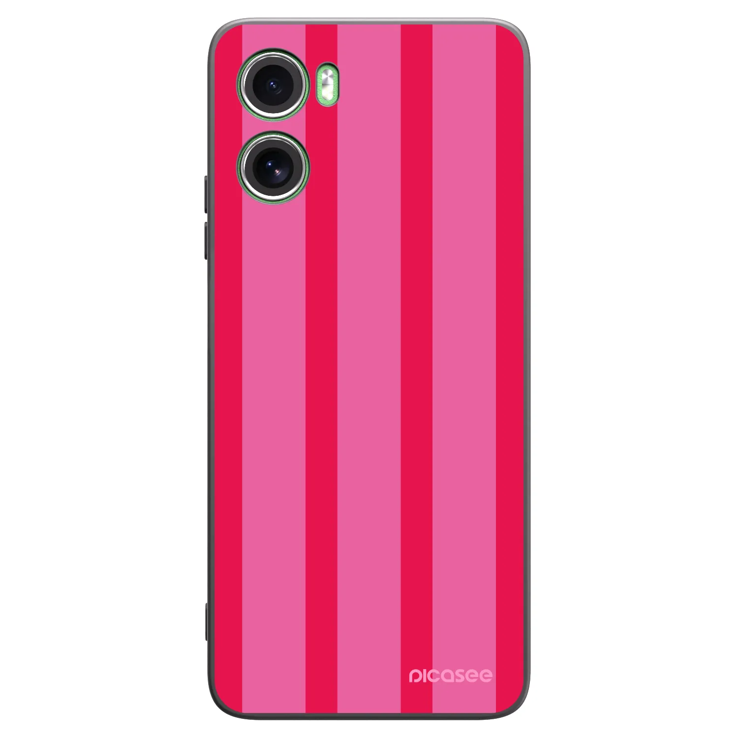 Picasee silikonowe czarne etui na Motorola Moto G06 - Hot tropic