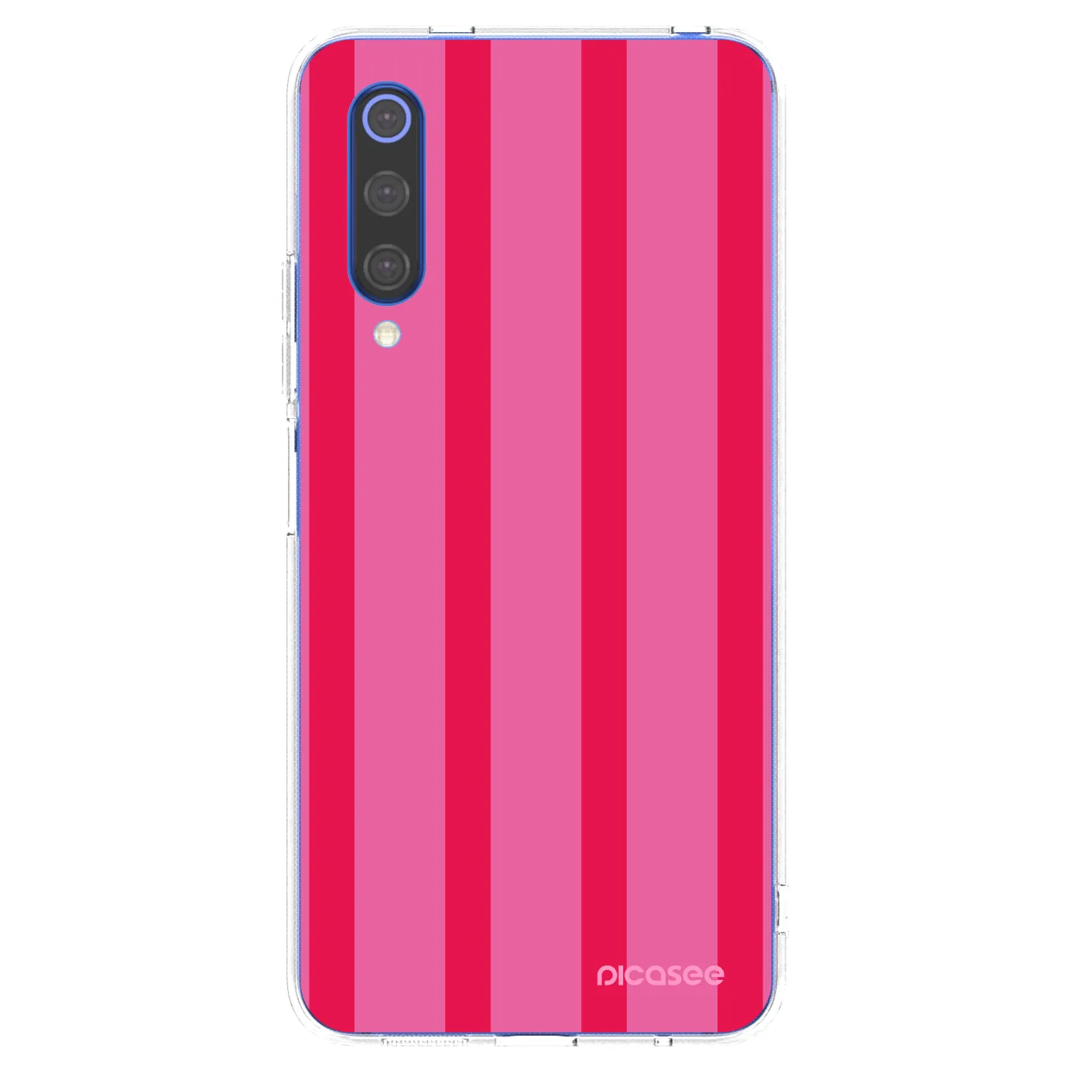 Picasee silikonowe przeźroczyste etui na Xiaomi Mi 9 SE - Hot tropic
