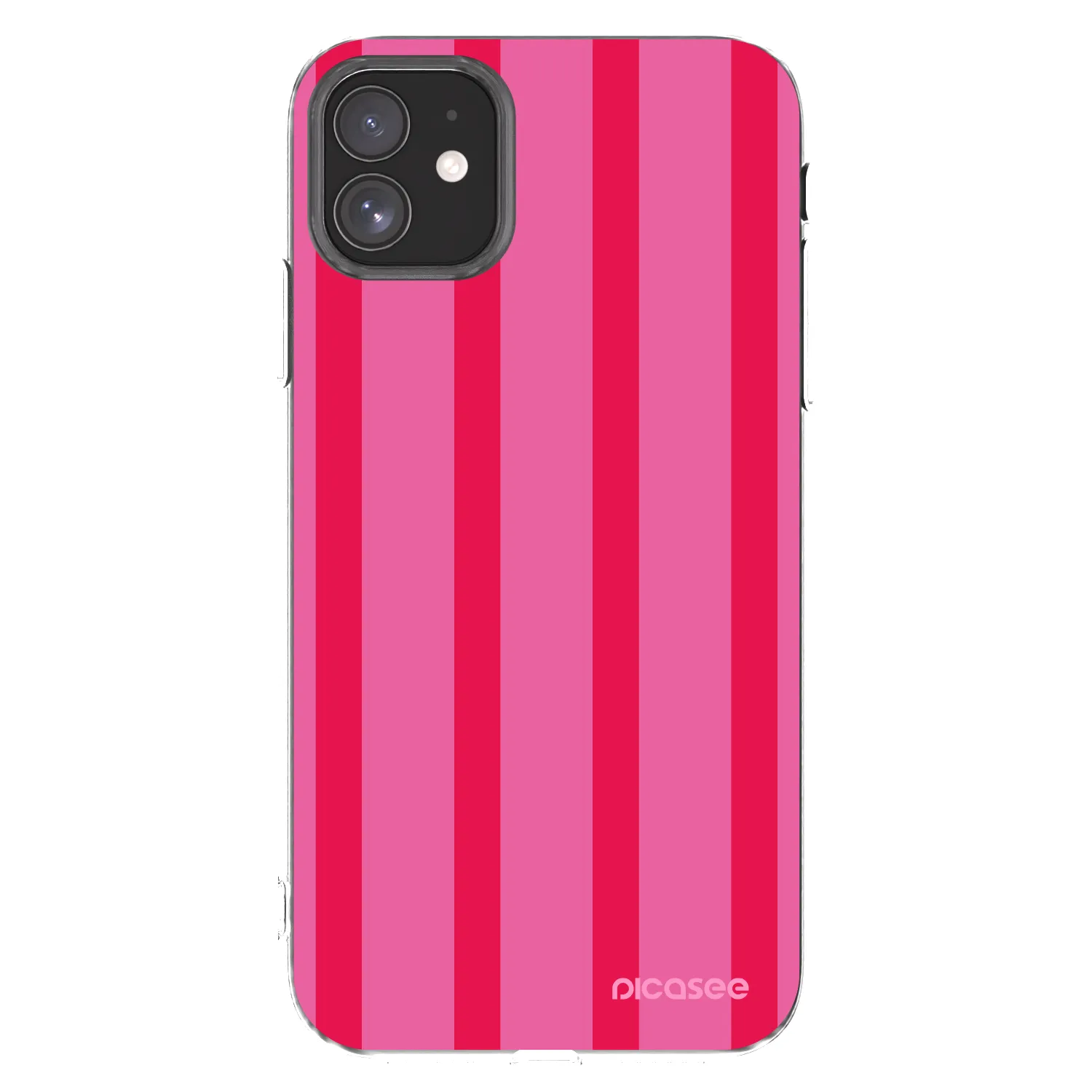 Picasee silikonowe przeźroczyste etui na Apple iPhone 11 - Hot tropic