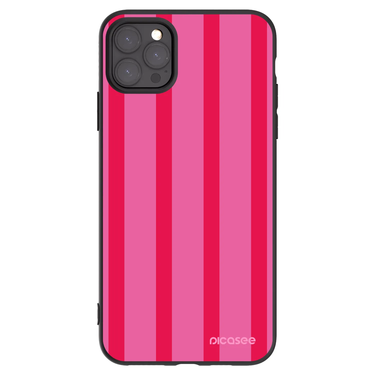 Picasee silikonowe czarne etui na Apple iPhone 11 Pro Max - Hot tropic