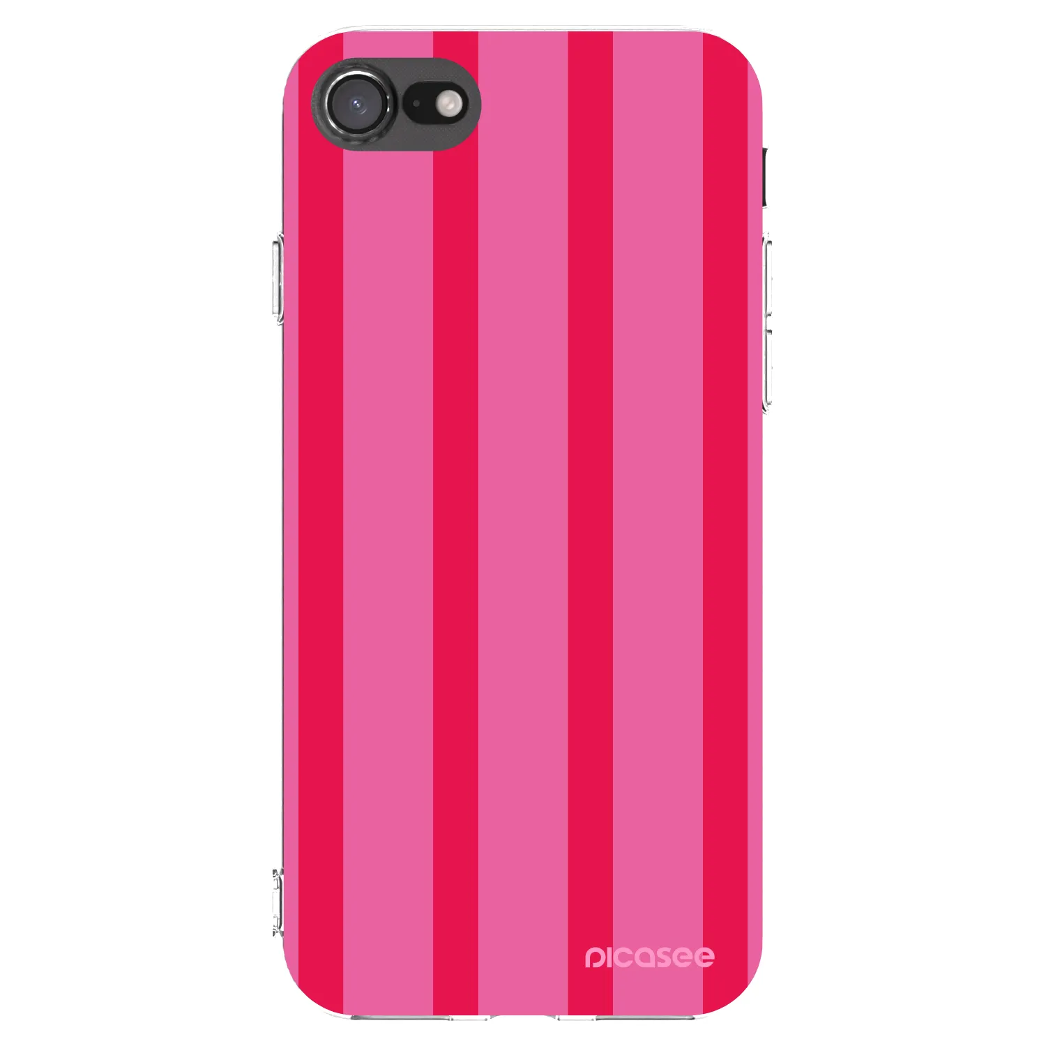 Picasee silikonowe przeźroczyste etui na Apple iPhone 8 - Hot tropic