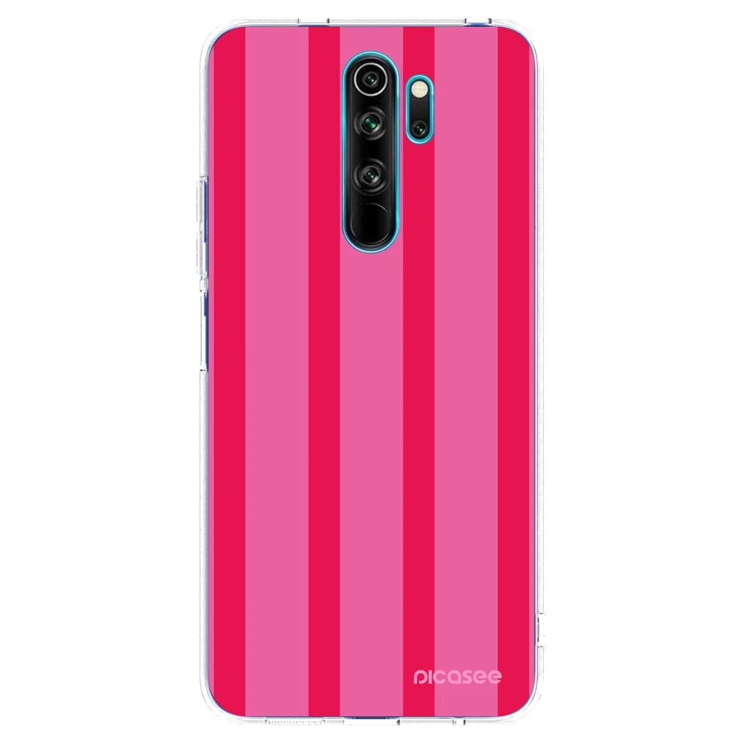 Picasee silikonowe przeźroczyste etui na Xiaomi Redmi Note 8 Pro - Hot tropic