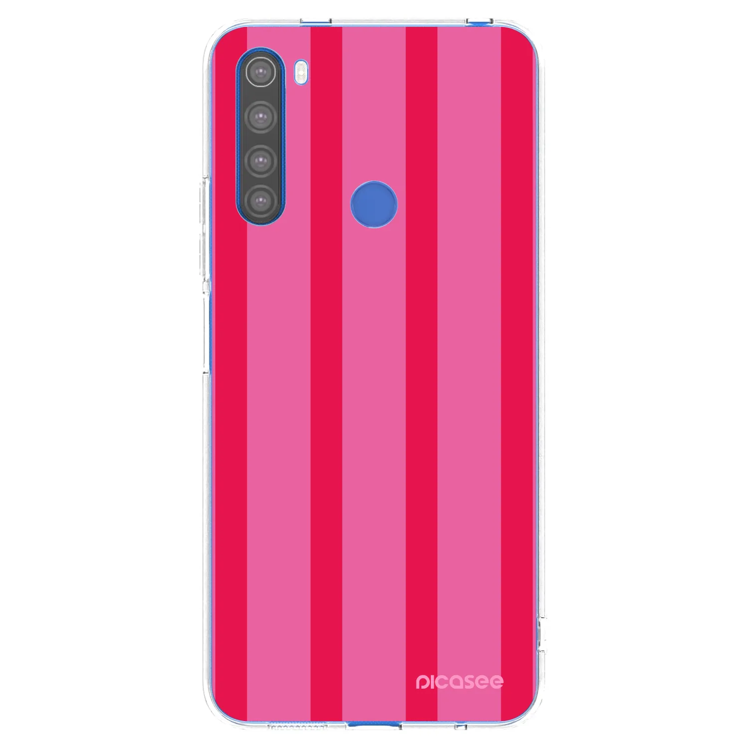 Picasee silikonowe przeźroczyste etui na Xiaomi Redmi Note 8T - Hot tropic