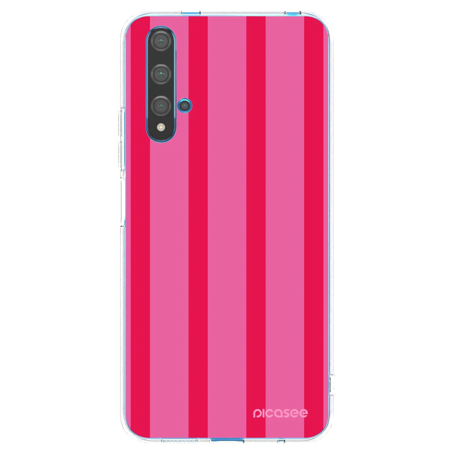 Picasee silikonowe przeźroczyste etui na Huawei Nova 5T - Hot tropic