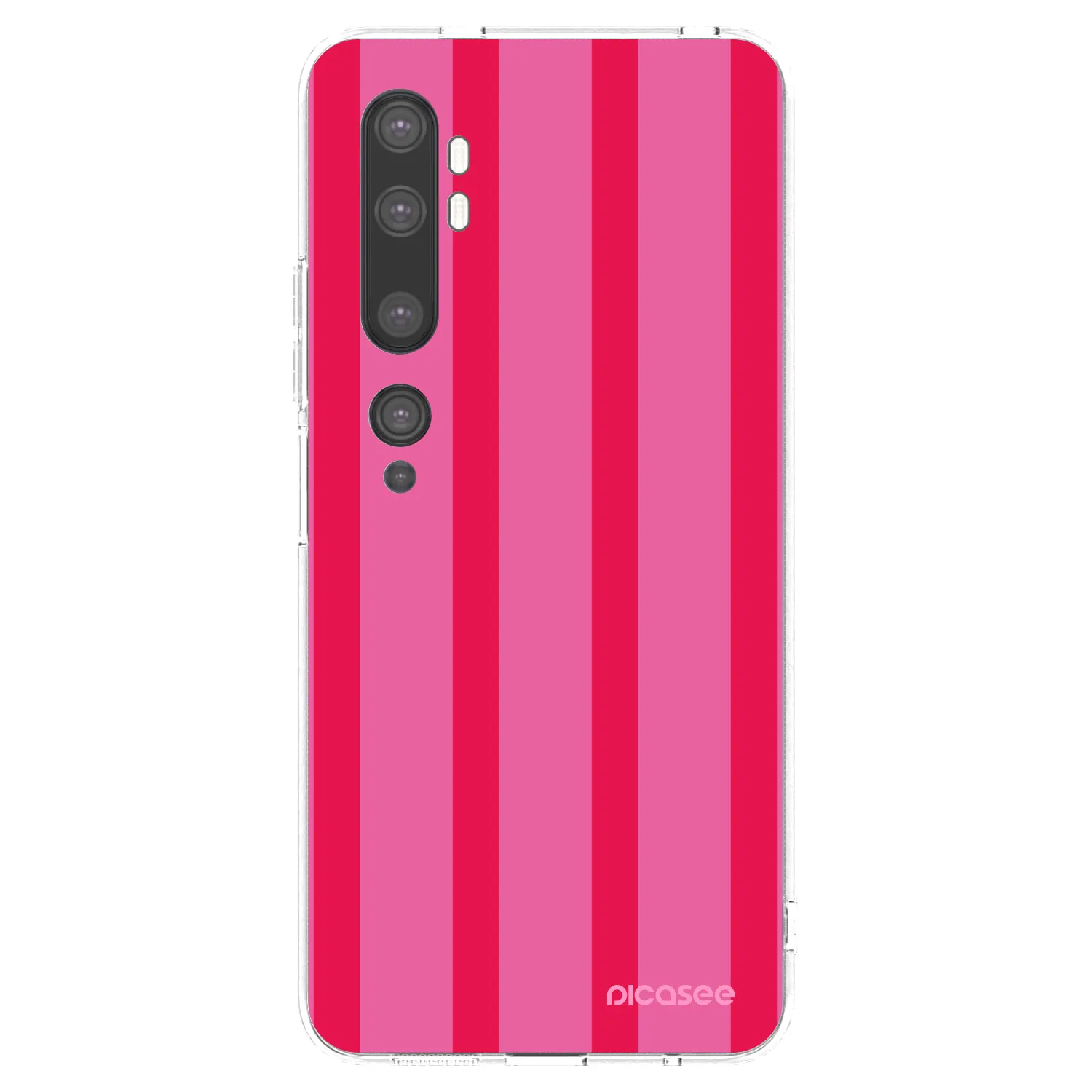 Picasee silikonowe przeźroczyste etui na Xiaomi Mi Note 10 (Pro) - Hot tropic