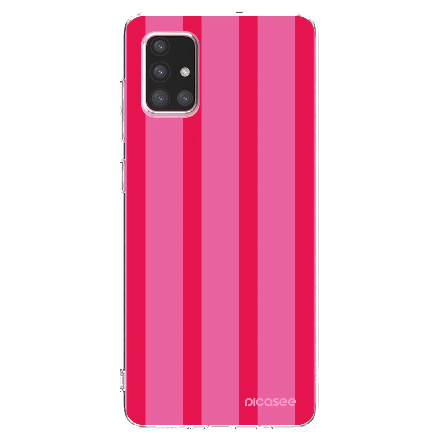 Picasee silikonowe przeźroczyste etui na Samsung Galaxy A71 A715F - Hot tropic