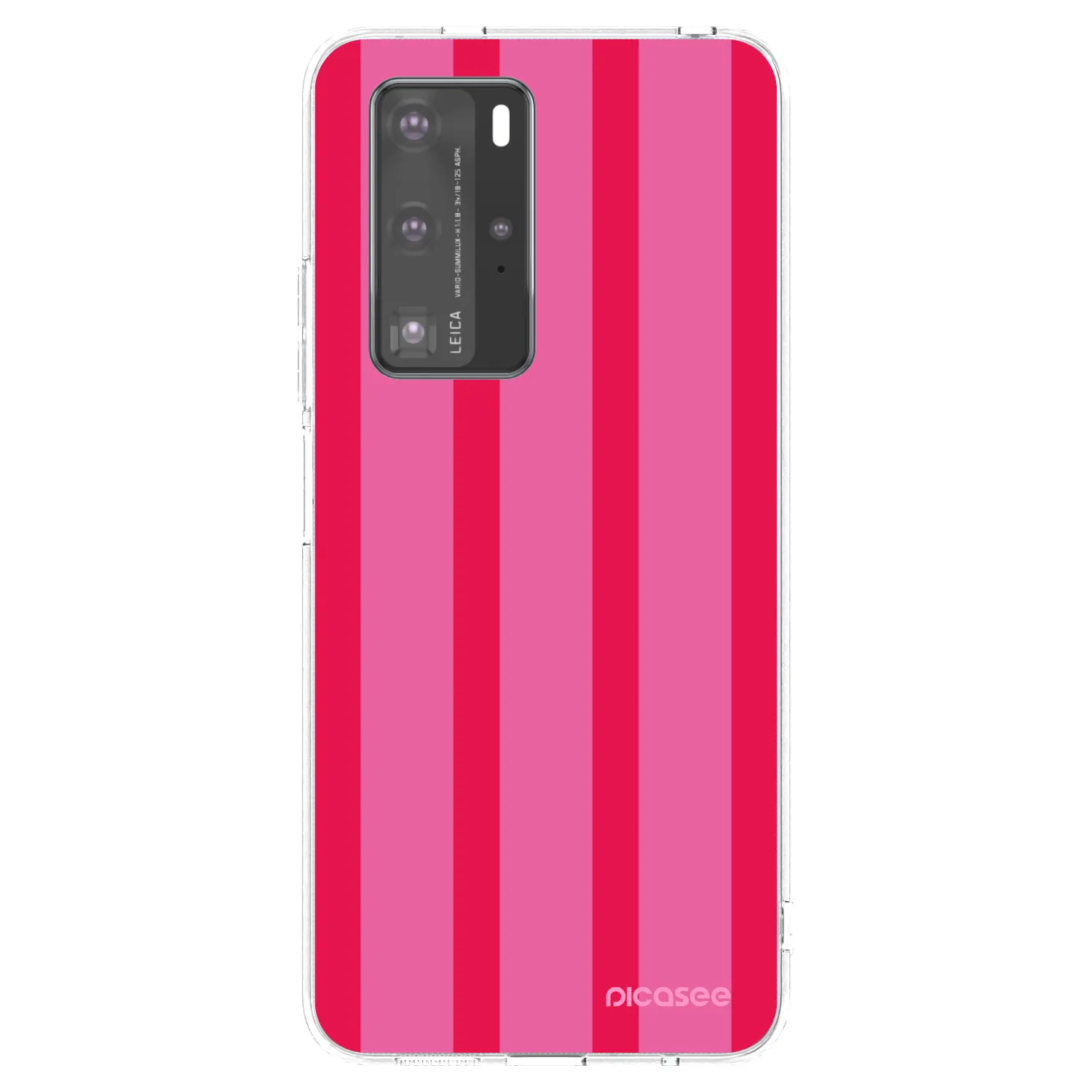 Picasee silikonowe przeźroczyste etui na Huawei P40 Pro - Hot tropic