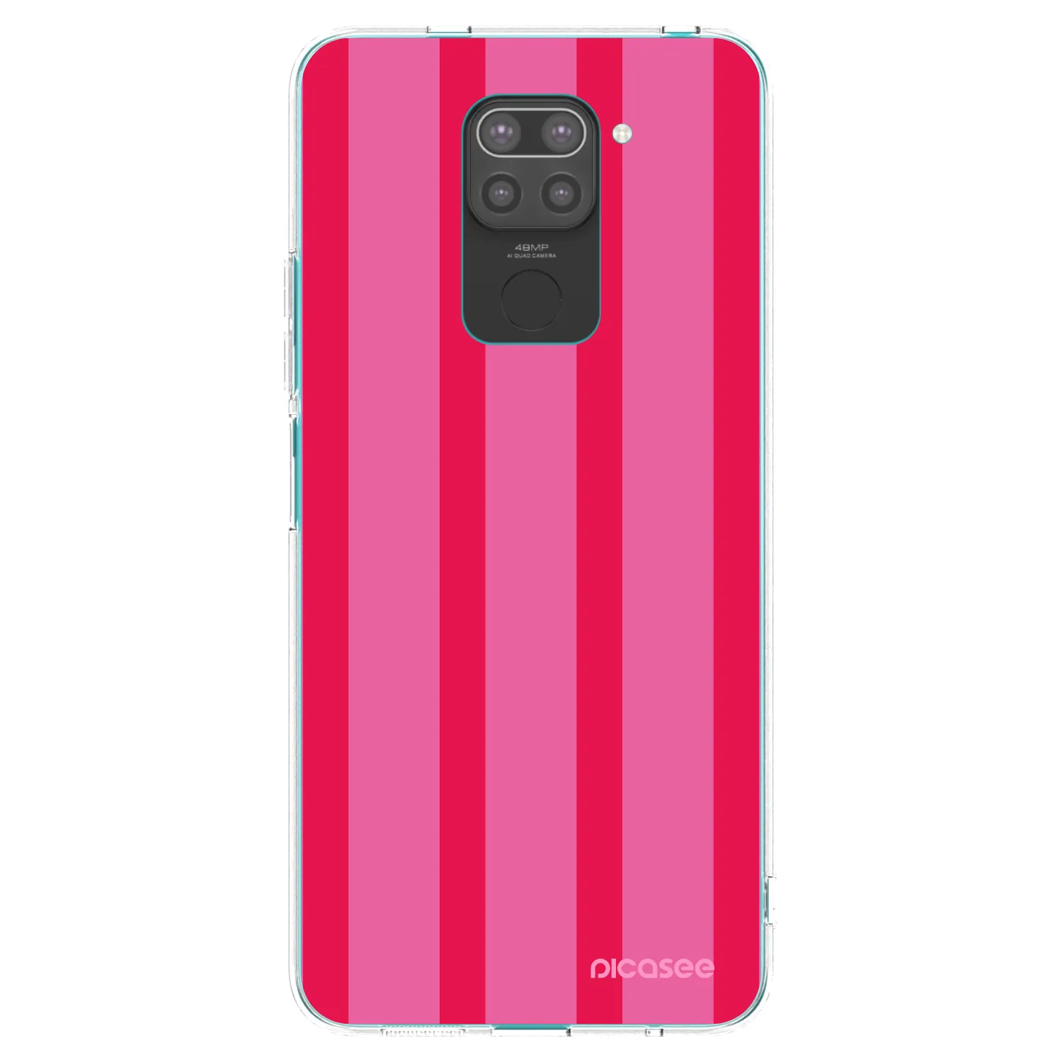 Picasee silikonowe czarne etui na Xiaomi Redmi Note 9 - Hot tropic