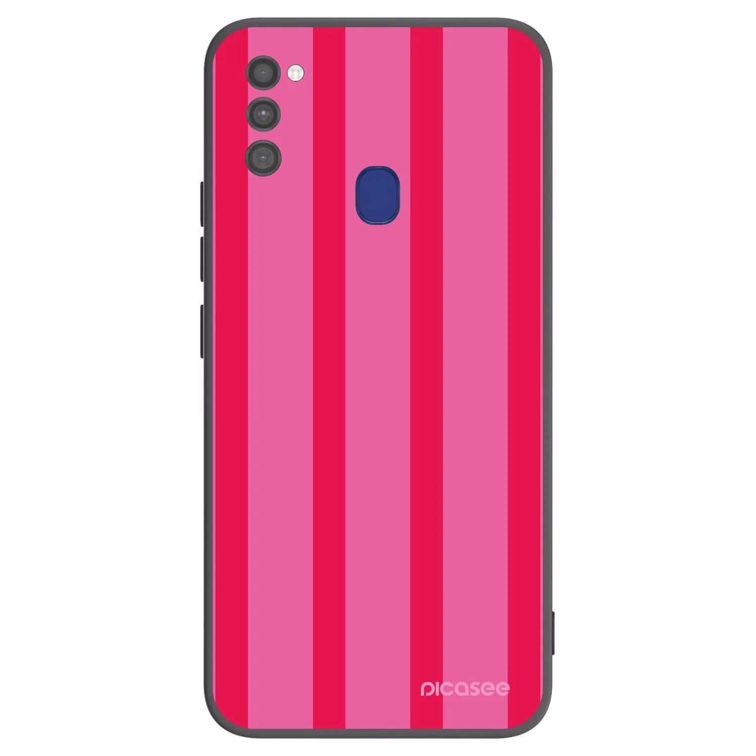 Picasee silikonowe czarne etui na Samsung Galaxy M21 M215F - Hot tropic