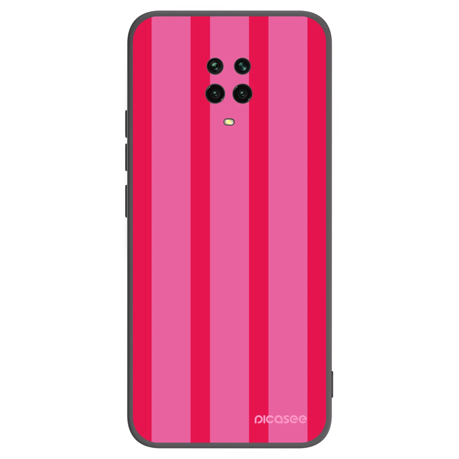 Picasee silikonowe czarne etui na Xiaomi Redmi Note 9S - Hot tropic