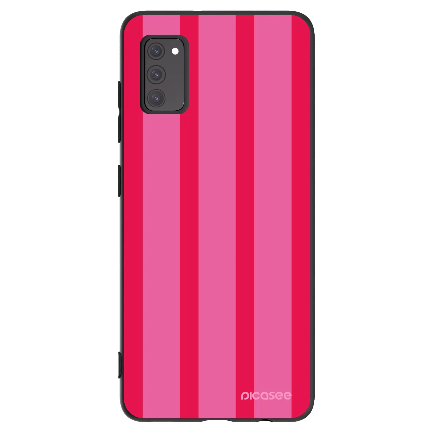 Picasee silikonowe czarne etui na Samsung Galaxy A41 A415F - Hot tropic
