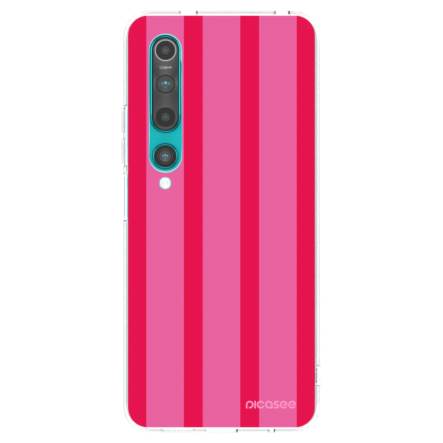 Picasee silikonowe przeźroczyste etui na Xiaomi Mi 10 - Hot tropic