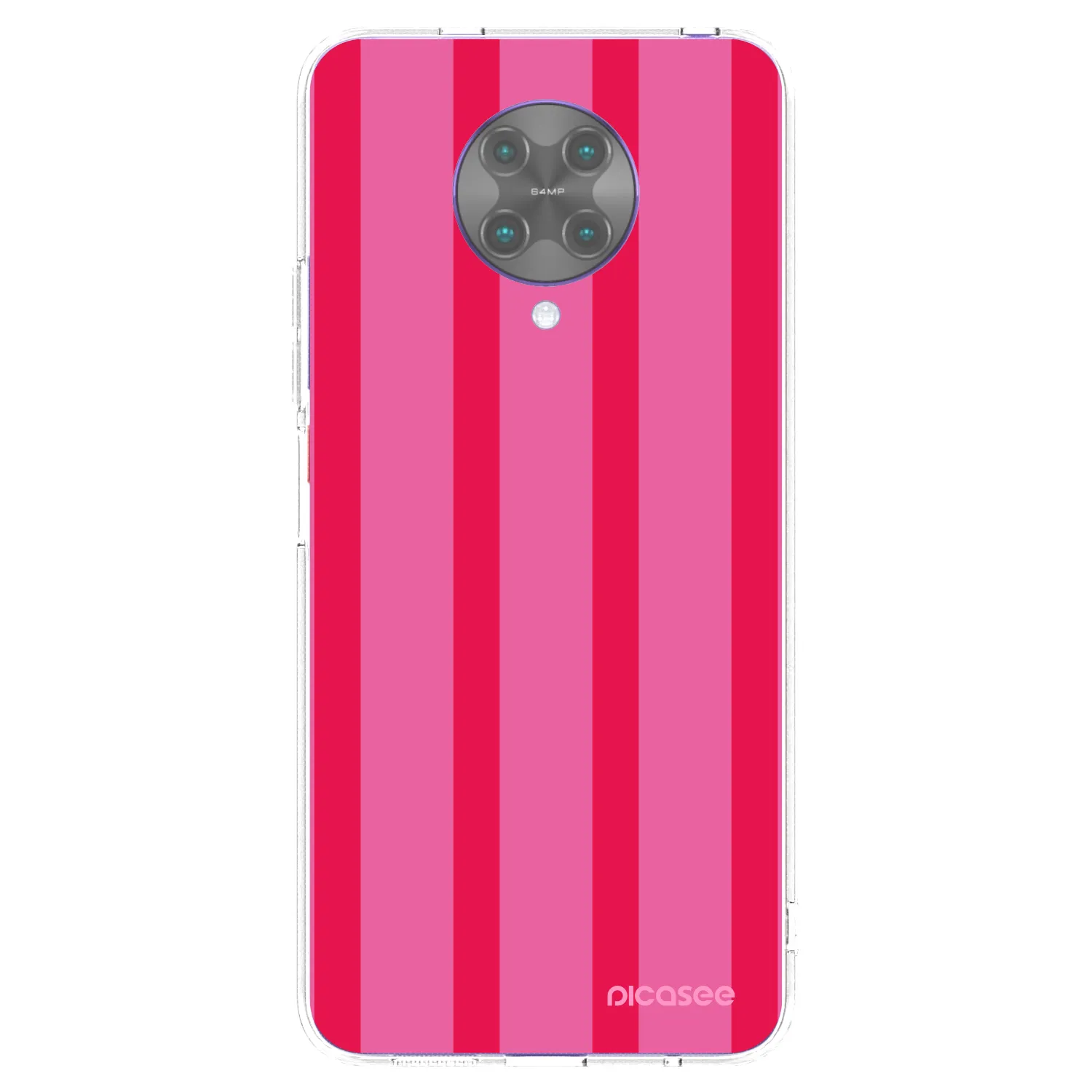 Picasee silikonowe przeźroczyste etui na Xiaomi Poco F2 Pro - Hot tropic