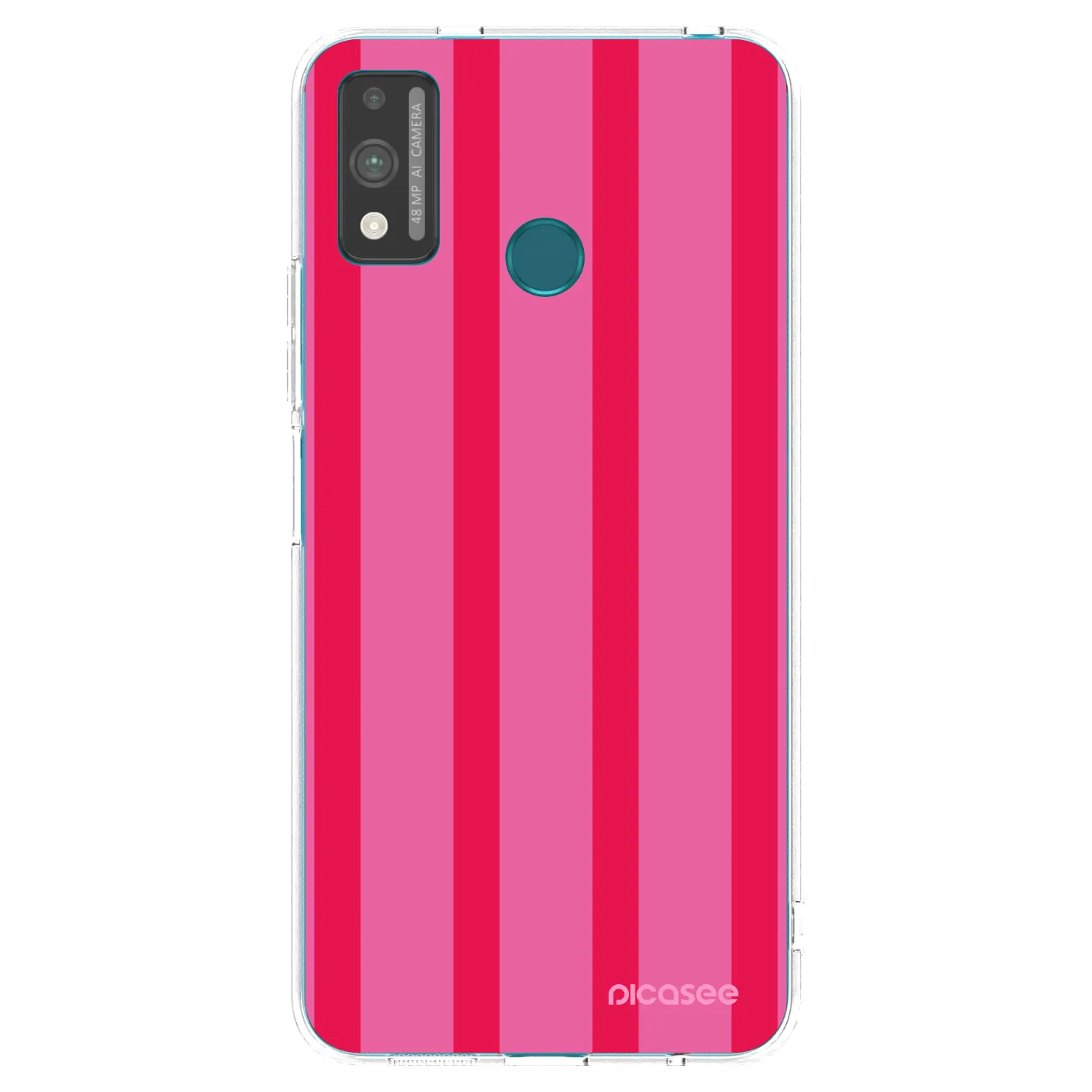Picasee silikonowe przeźroczyste etui na Honor 9X Lite - Hot tropic
