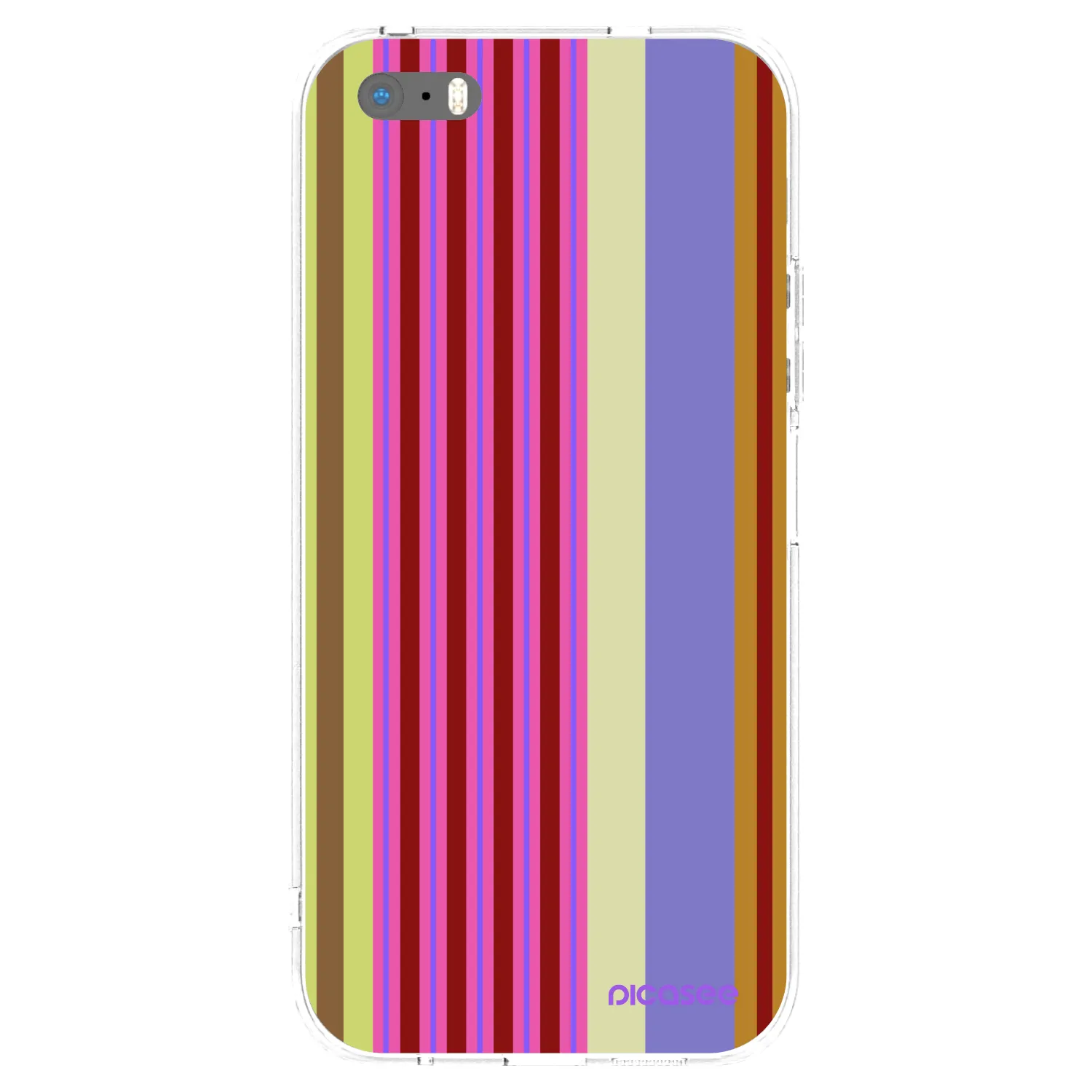 Picasee silikonowe przeźroczyste etui na Apple iPhone 5/5S/SE - Late checkout