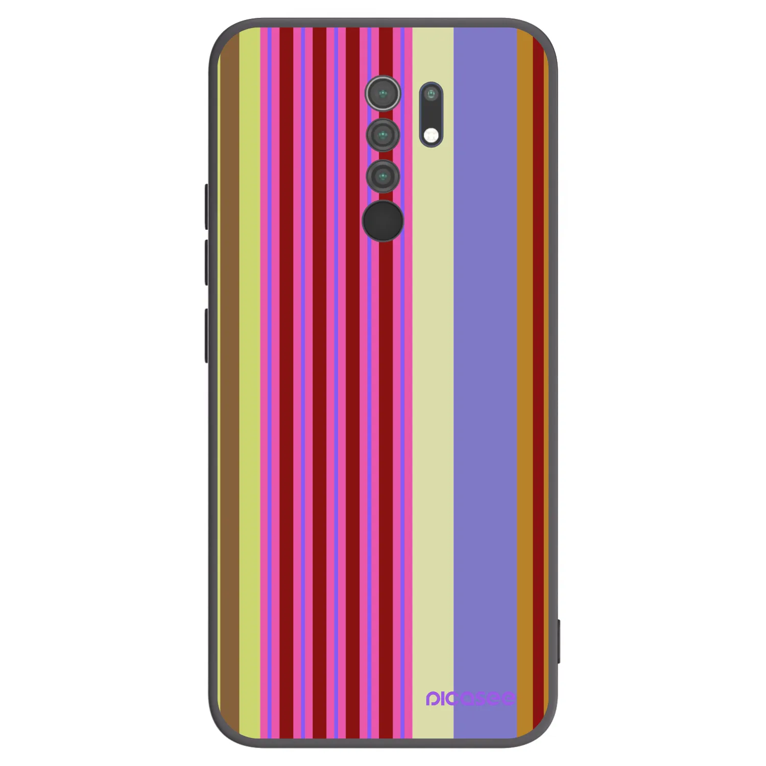 Picasee silikonowe czarne etui na Xiaomi Redmi 9 - Late checkout