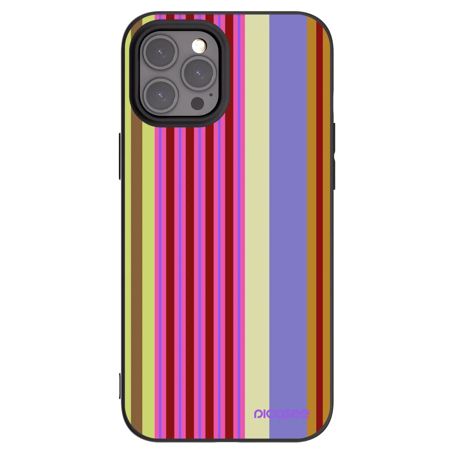 Picasee silikonowe czarne etui na Apple iPhone 12 Pro Max - Late checkout