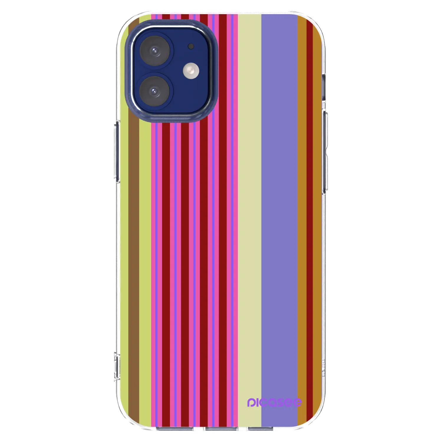 Picasee silikonowe przeźroczyste etui na Apple iPhone 12 mini - Late checkout