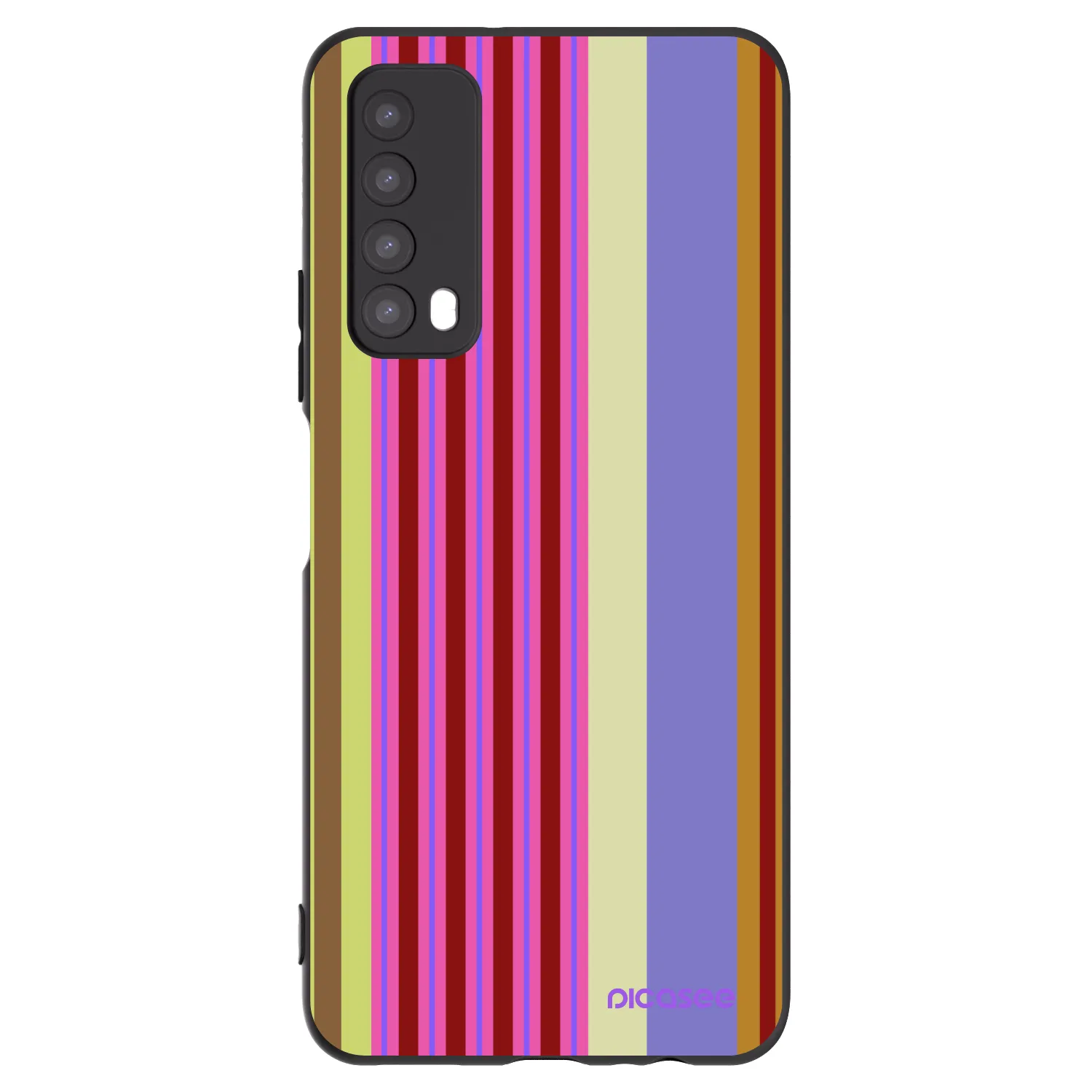 Picasee silikonowe czarne etui na Huawei P Smart 2021 - Late checkout