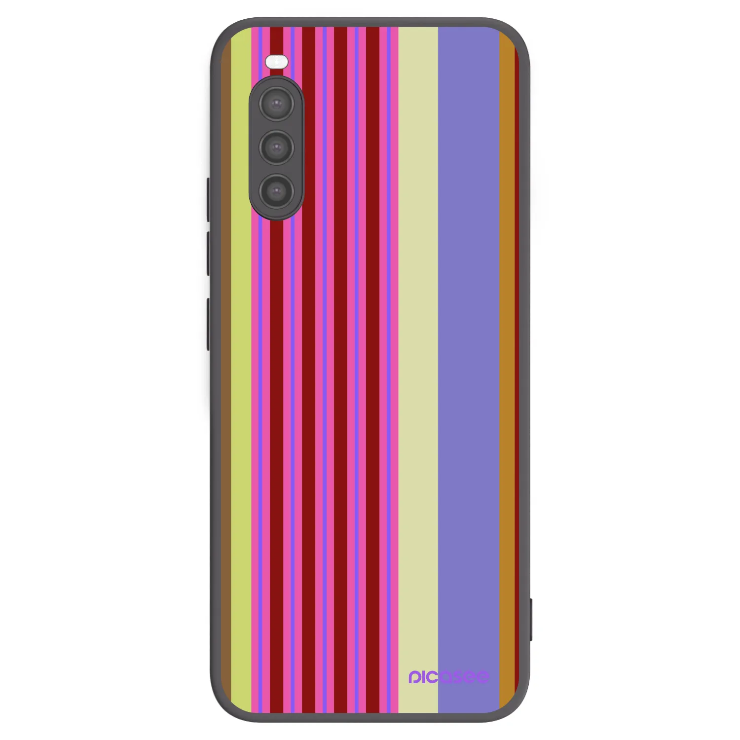 Picasee silikonowe czarne etui na Sony Xperia 10 II - Late checkout