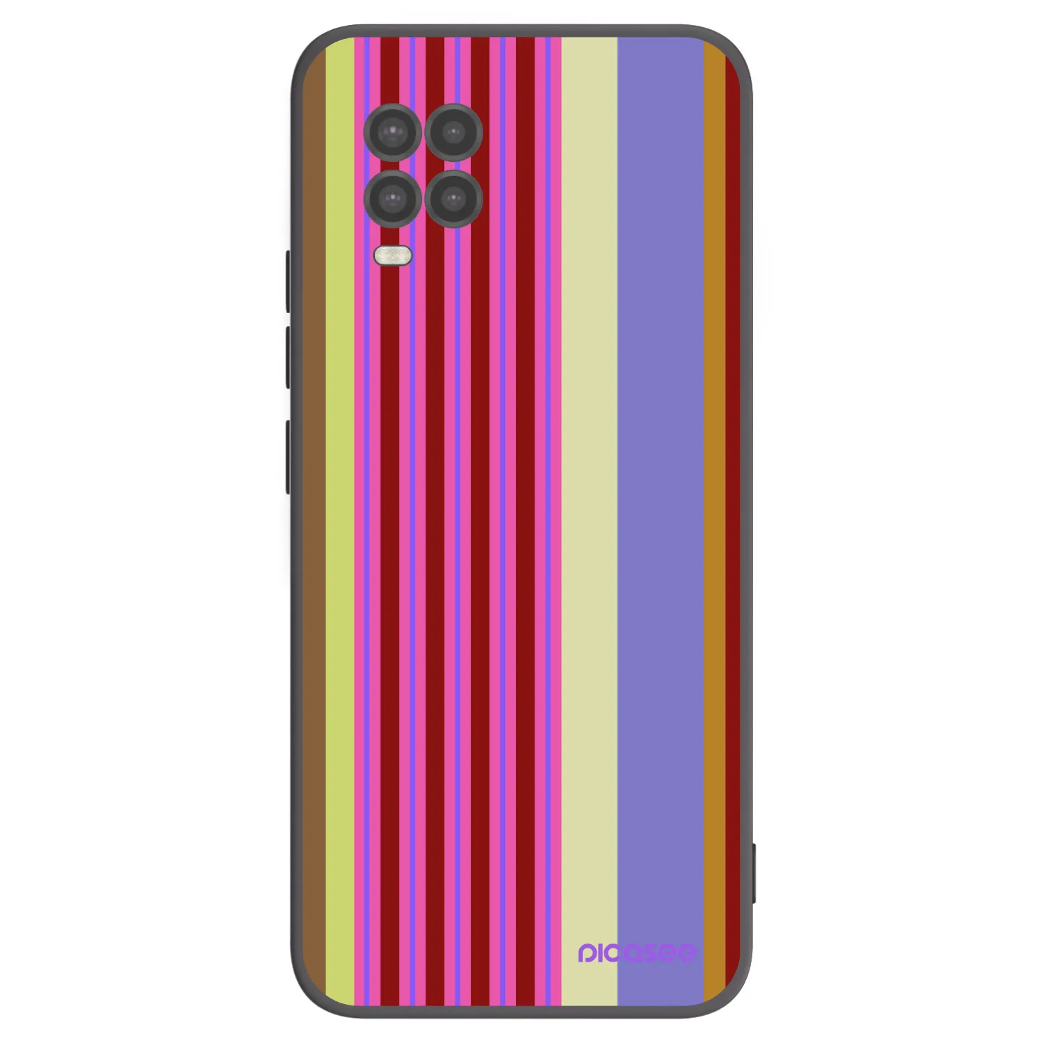Picasee silikonowe czarne etui na Xiaomi Mi 10 Lite - Late checkout