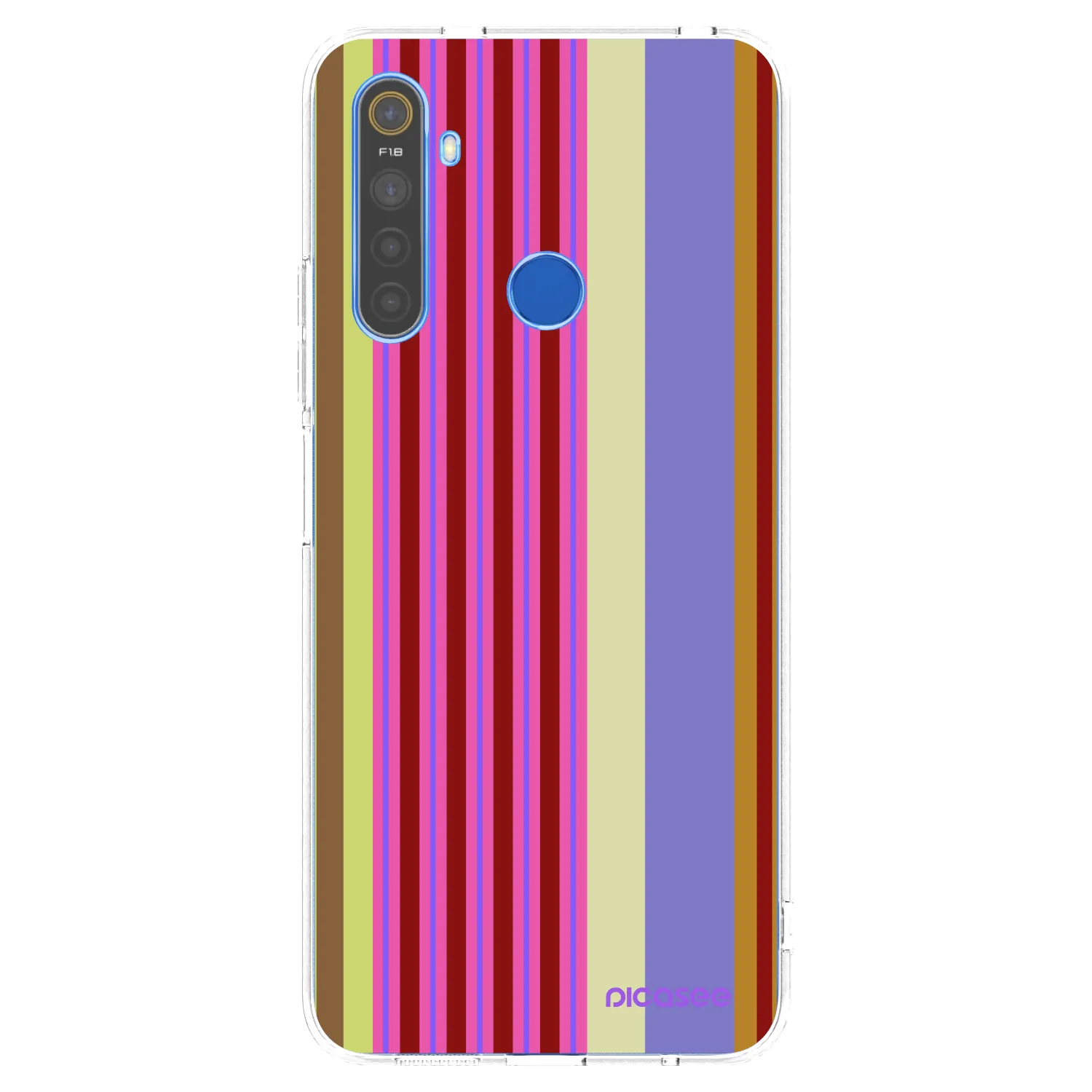 Picasee silikonowe przeźroczyste etui na Realme 5 - Late checkout