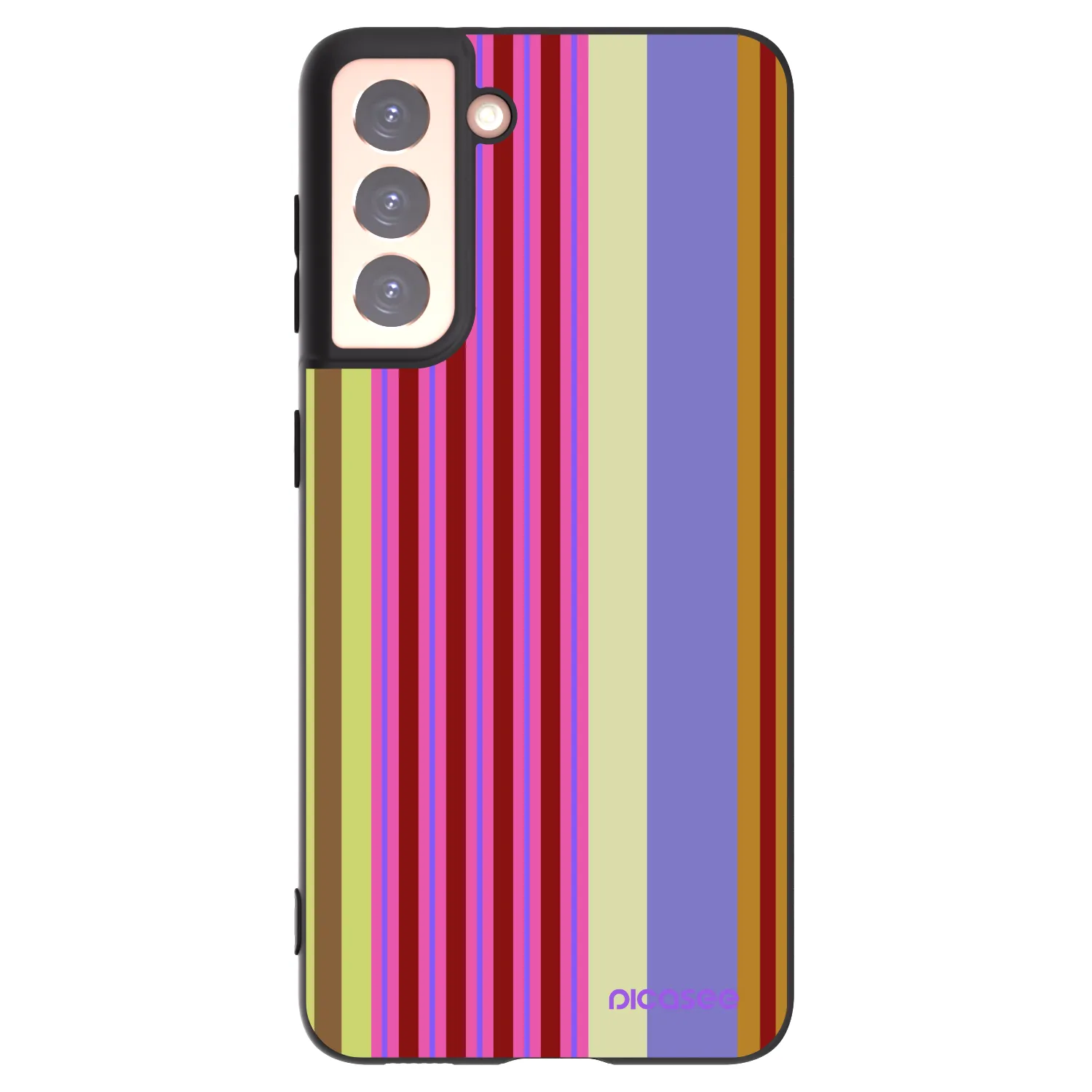 Picasee silikonowe czarne etui na Samsung Galaxy S21 5G G991B - Late checkout