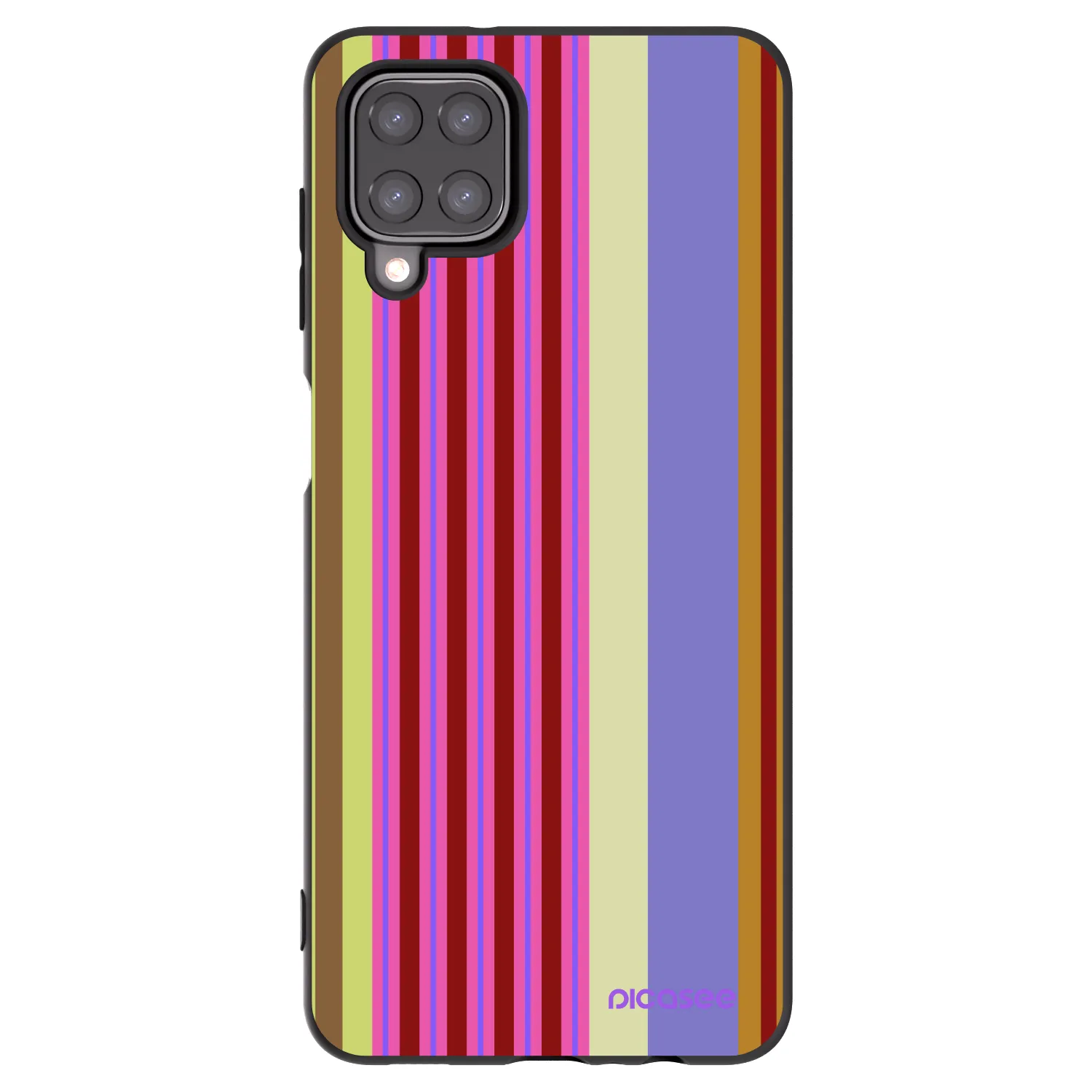 Picasee silikonowe czarne etui na Samsung Galaxy A12 A125F - Late checkout