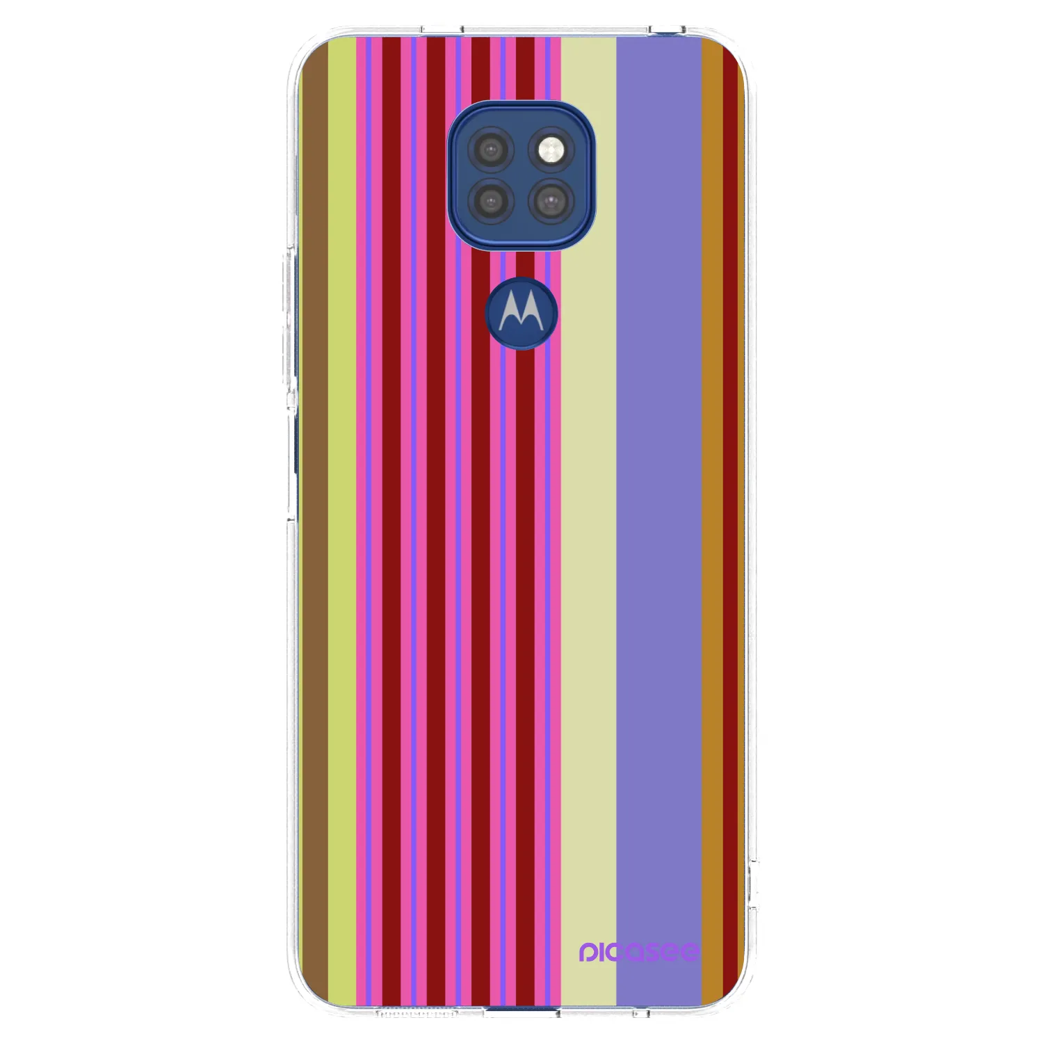 Picasee silikonowe przeźroczyste etui na Motorola Moto G9 Play - Late checkout