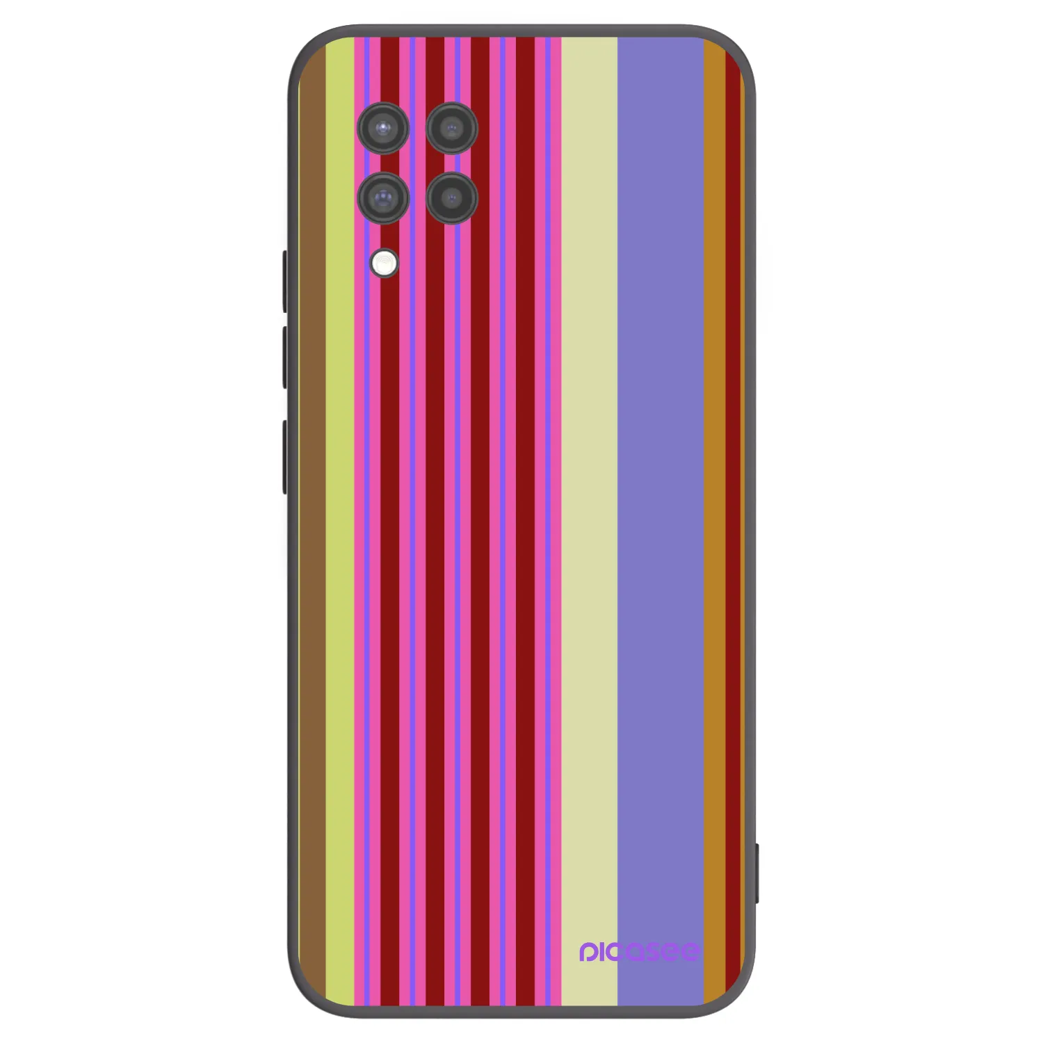 Picasee silikonowe czarne etui na Samsung Galaxy A42 A426B - Late checkout