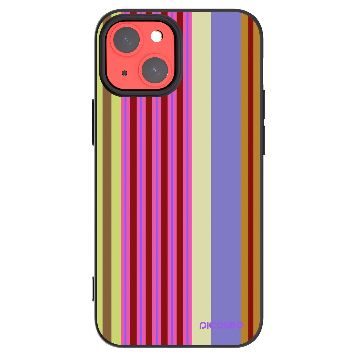 Picasee silikonowe czarne etui na Apple iPhone 13 mini - Late checkout