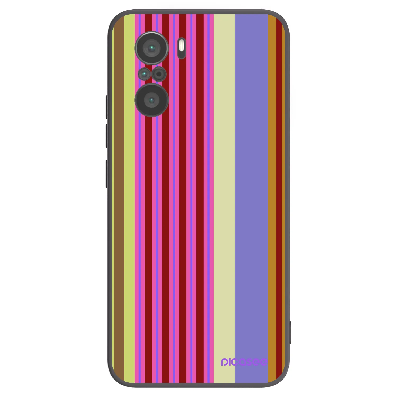 Picasee silikonowe czarne etui na Xiaomi Poco F3 - Late checkout