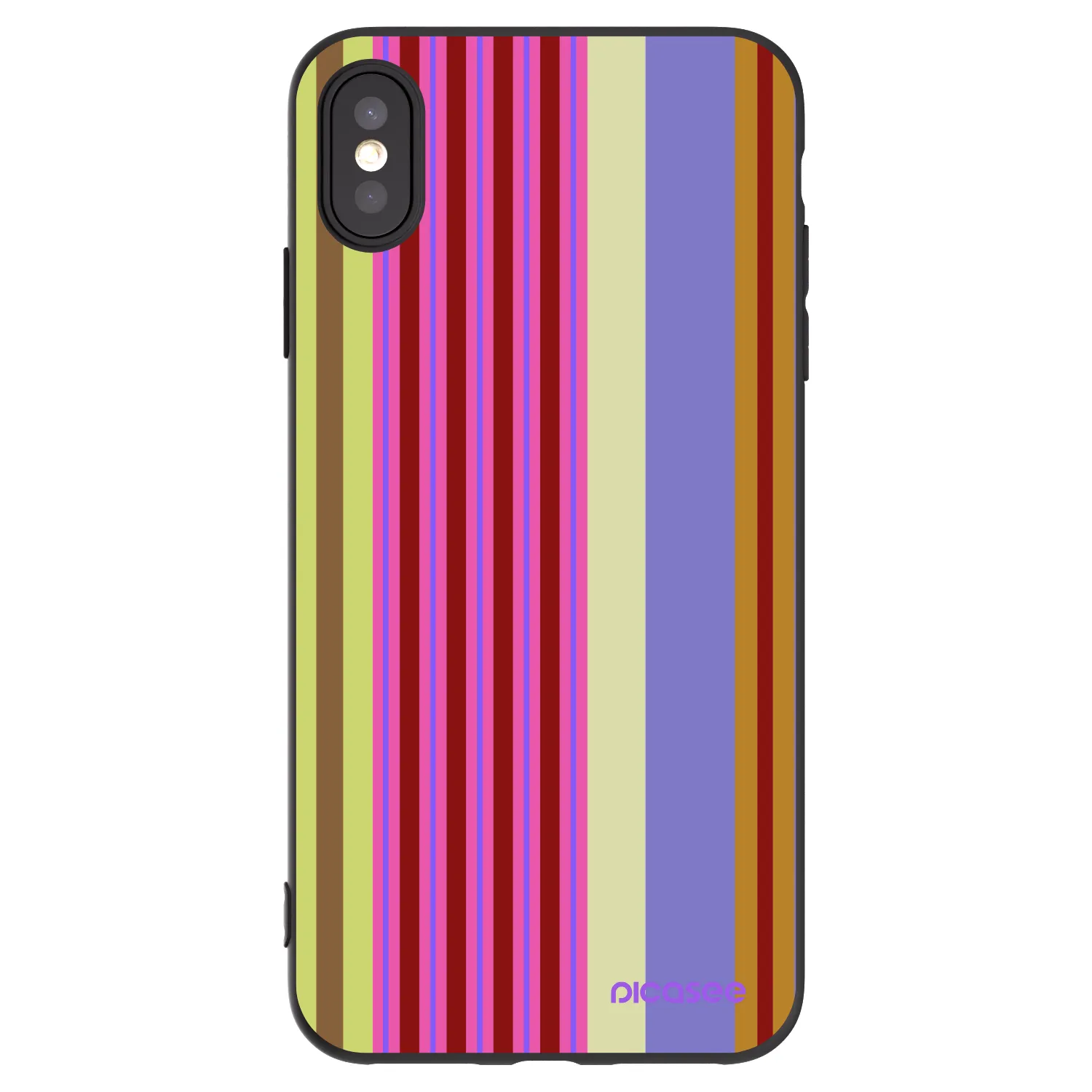 Picasee silikonowe czarne etui na Apple iPhone XS Max - Late checkout