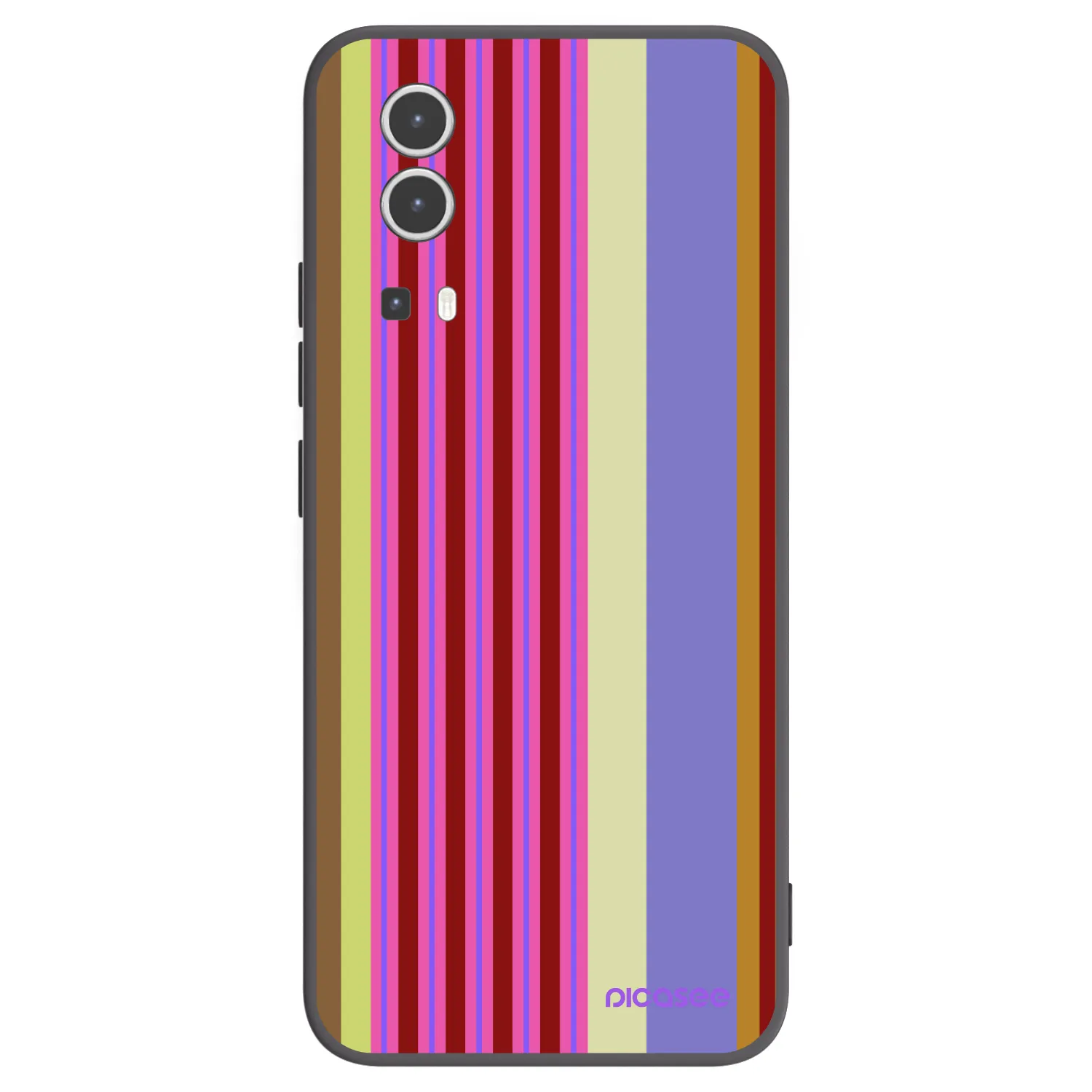Picasee silikonowe czarne etui na Vivo Y72 5G - Late checkout