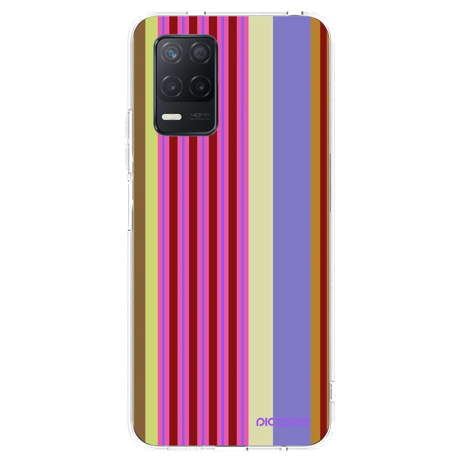 Picasee silikonowe przeźroczyste etui na Realme 8 5G - Late checkout