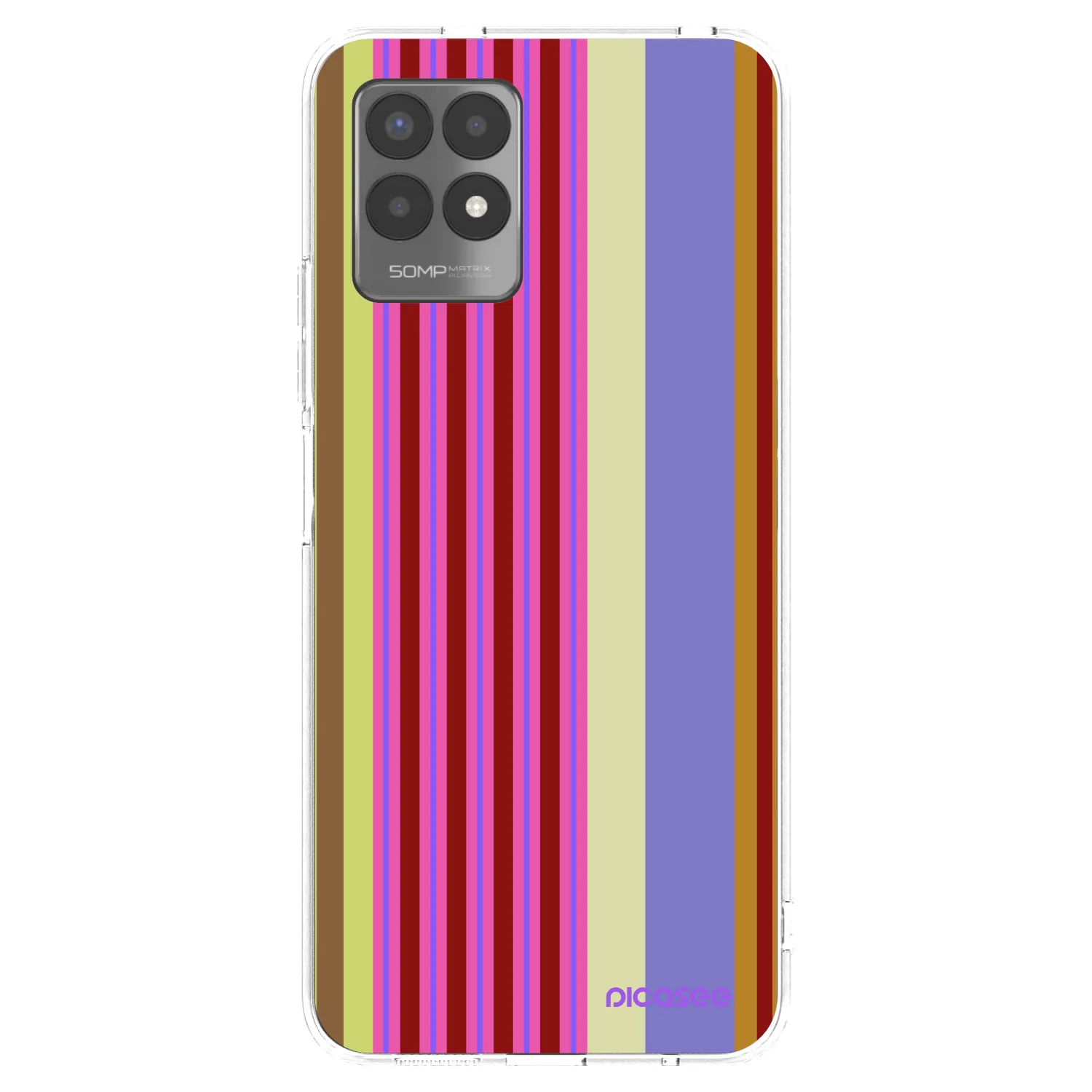 Picasee silikonowe przeźroczyste etui na Realme 8i - Late checkout