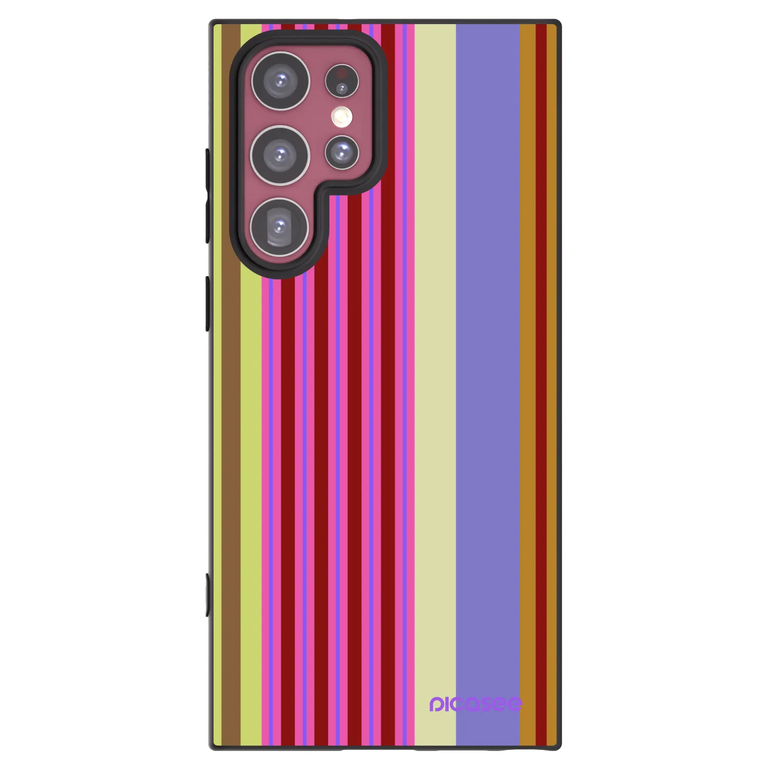 Picasee silikonowe czarne etui na Samsung Galaxy S22 Ultra 5G - Late checkout