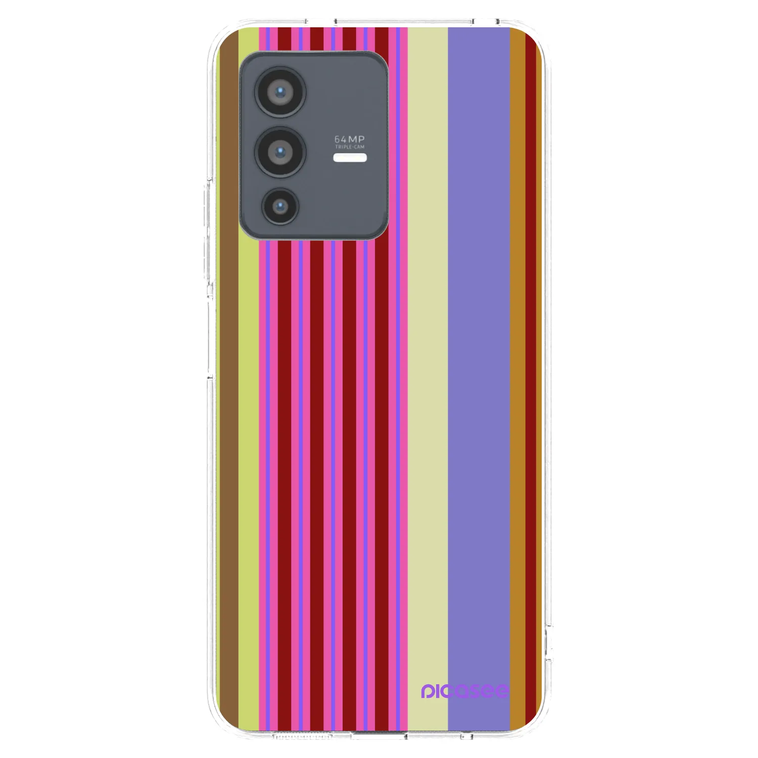 Picasee silikonowe przeźroczyste etui na Vivo V23 5G - Late checkout