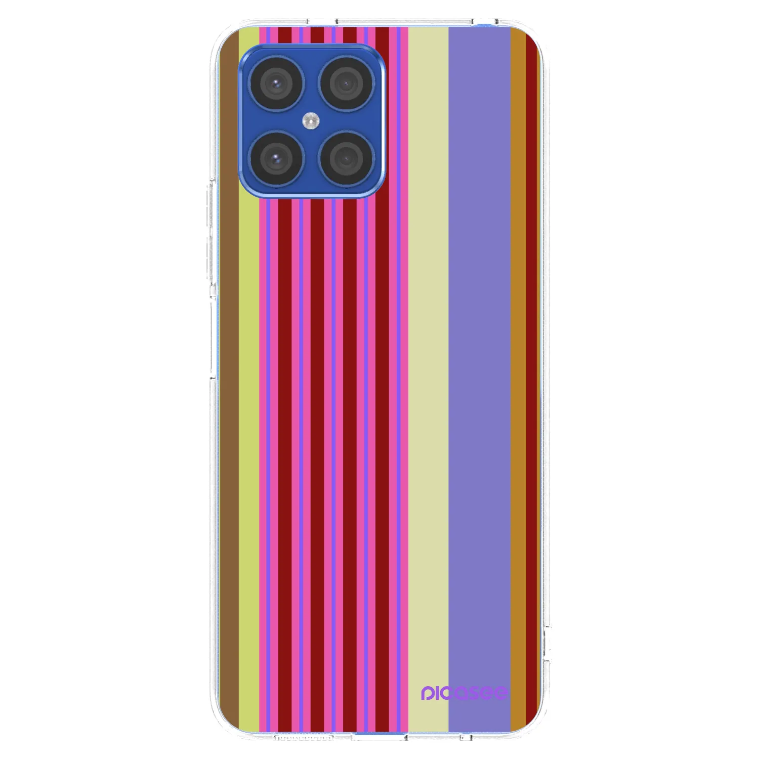 Picasee silikonowe przeźroczyste etui na Honor X8 4G - Late checkout